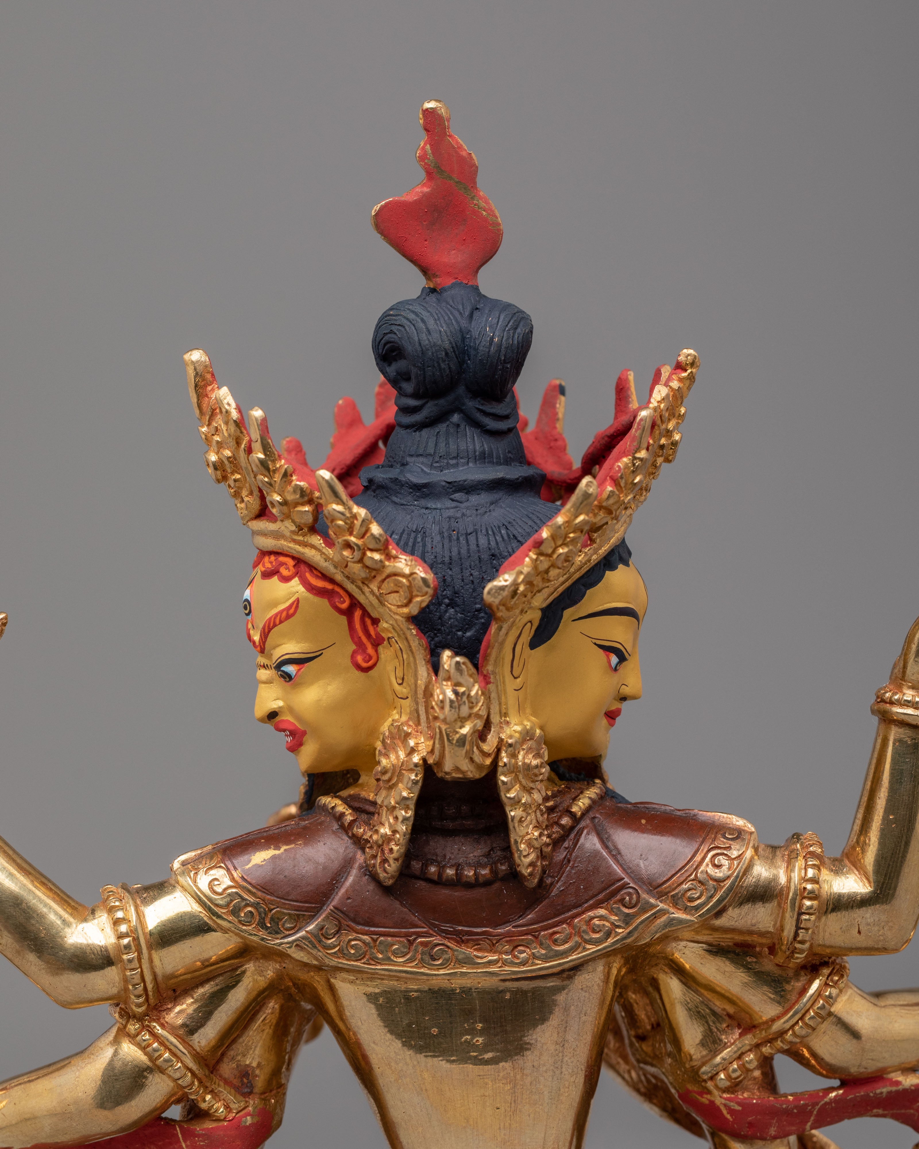 Tibetan Namgyalma Statue | 24K Gold Plated Tibetan Buddhist Sculpture