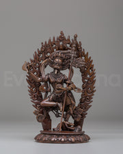 Buddhist Simhamukha Handcrafted Statue | Tibetan Lion-Faced Dakini Statue