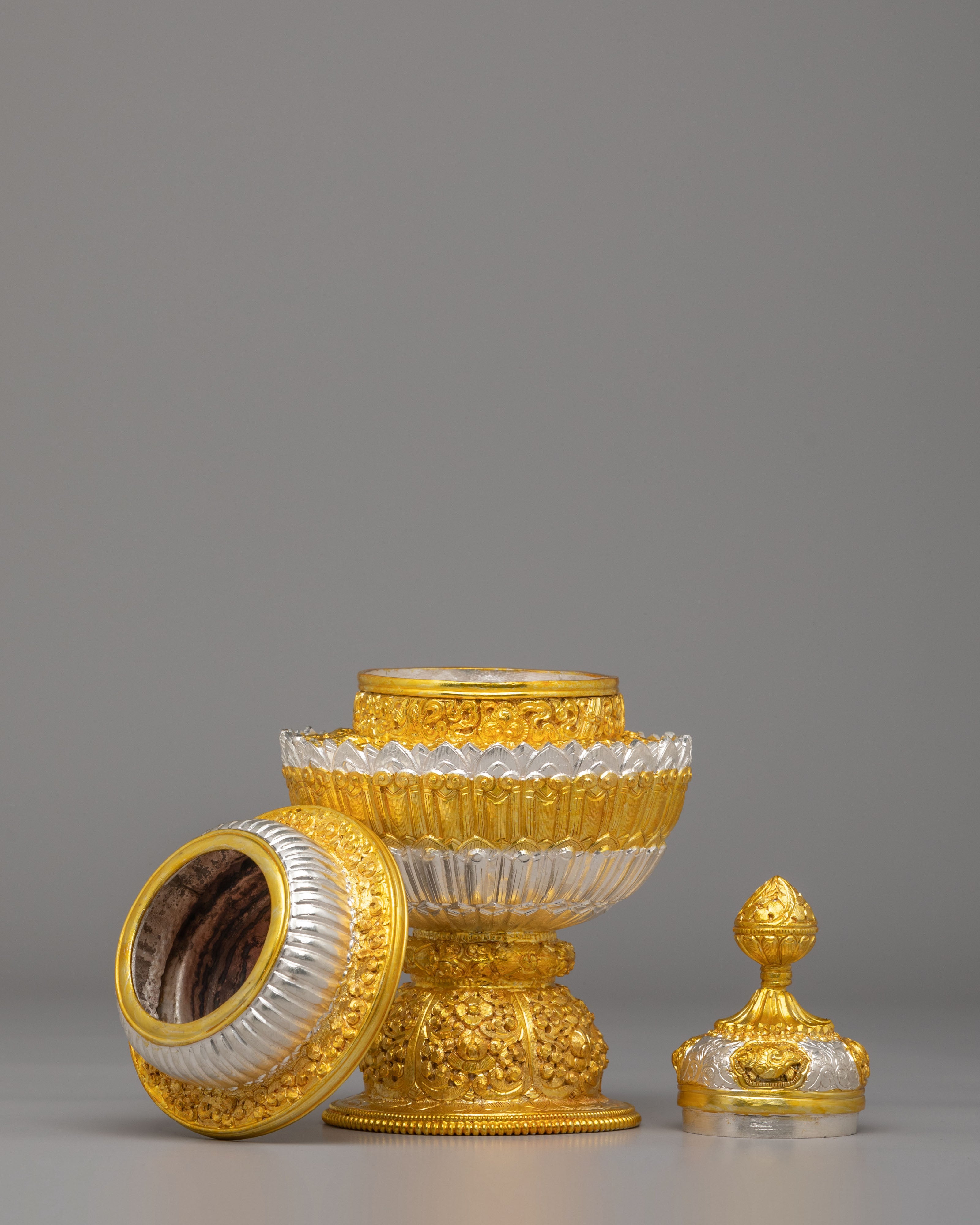 Handmade Altar Dhupur Rice Pot | Spiritual Ritual Offering Vessel