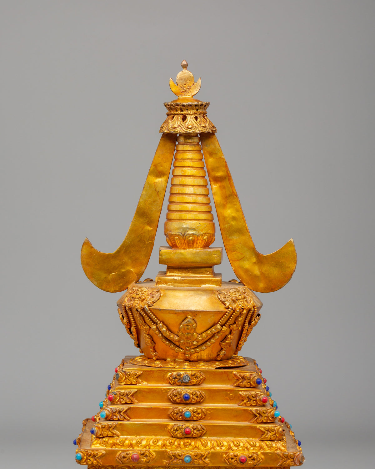 Spiritual Buddhist Enlightenment Stupa | Sacred Symbol of Awakening