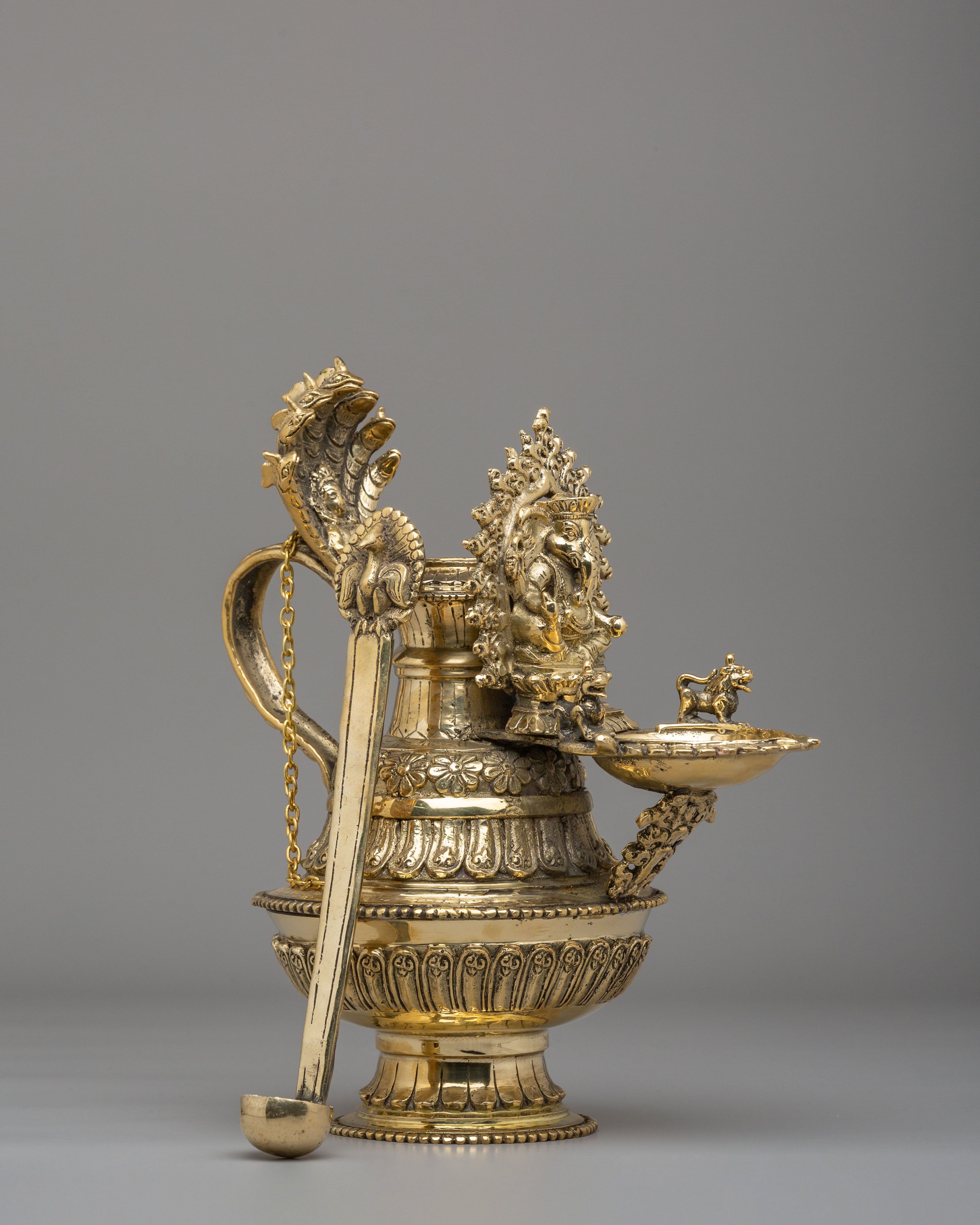 Handcrafted Ganesha Sukunda | Hindu Deity Sculpture for Puja