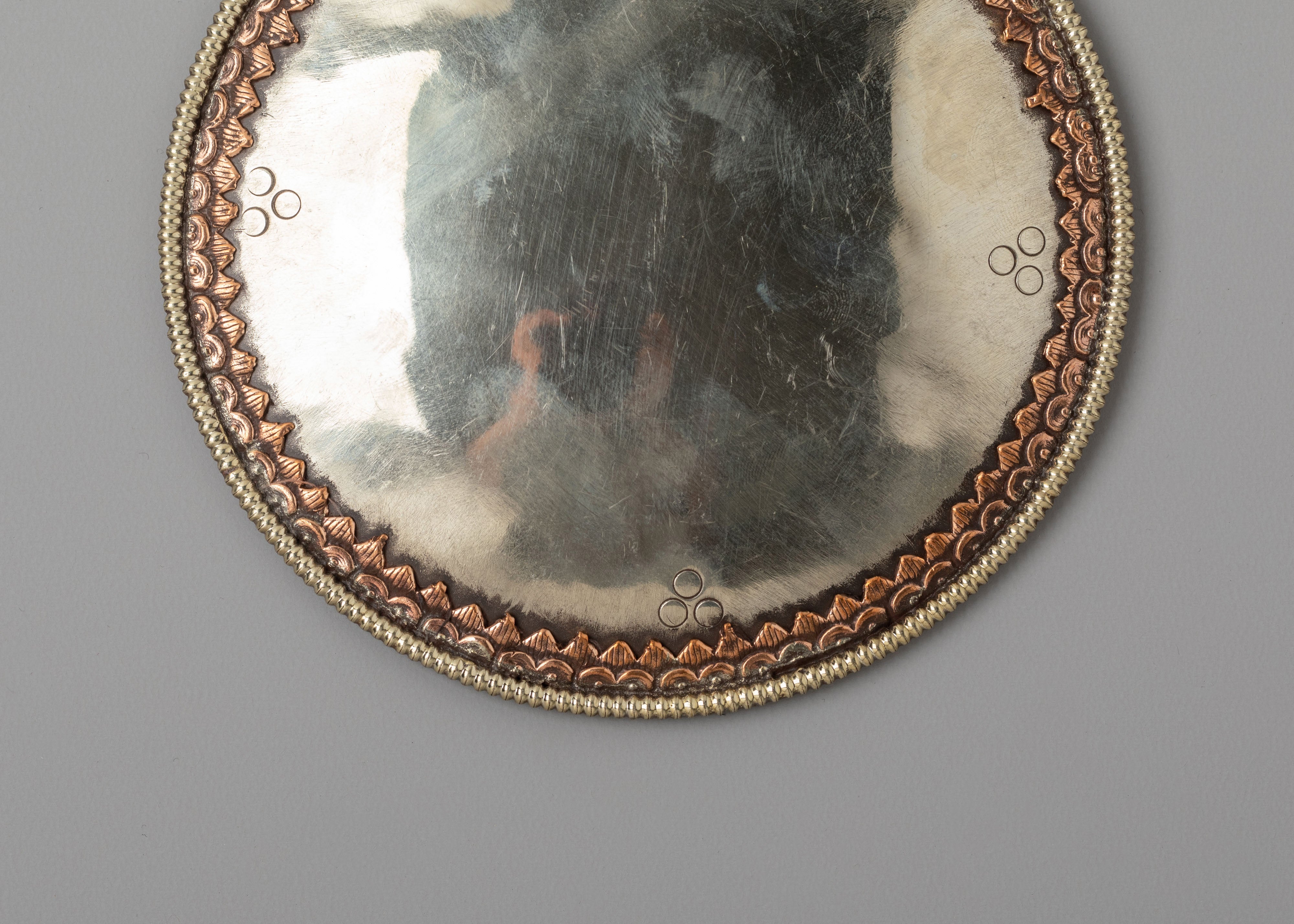 Handcrafted Ritual Mirror | Tibetan Buddhist Decorative Mirror