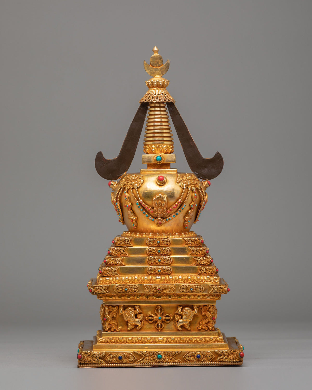 Enlightenment Stupa for Buddhist Altar | Handcrafted Spiritual Decor