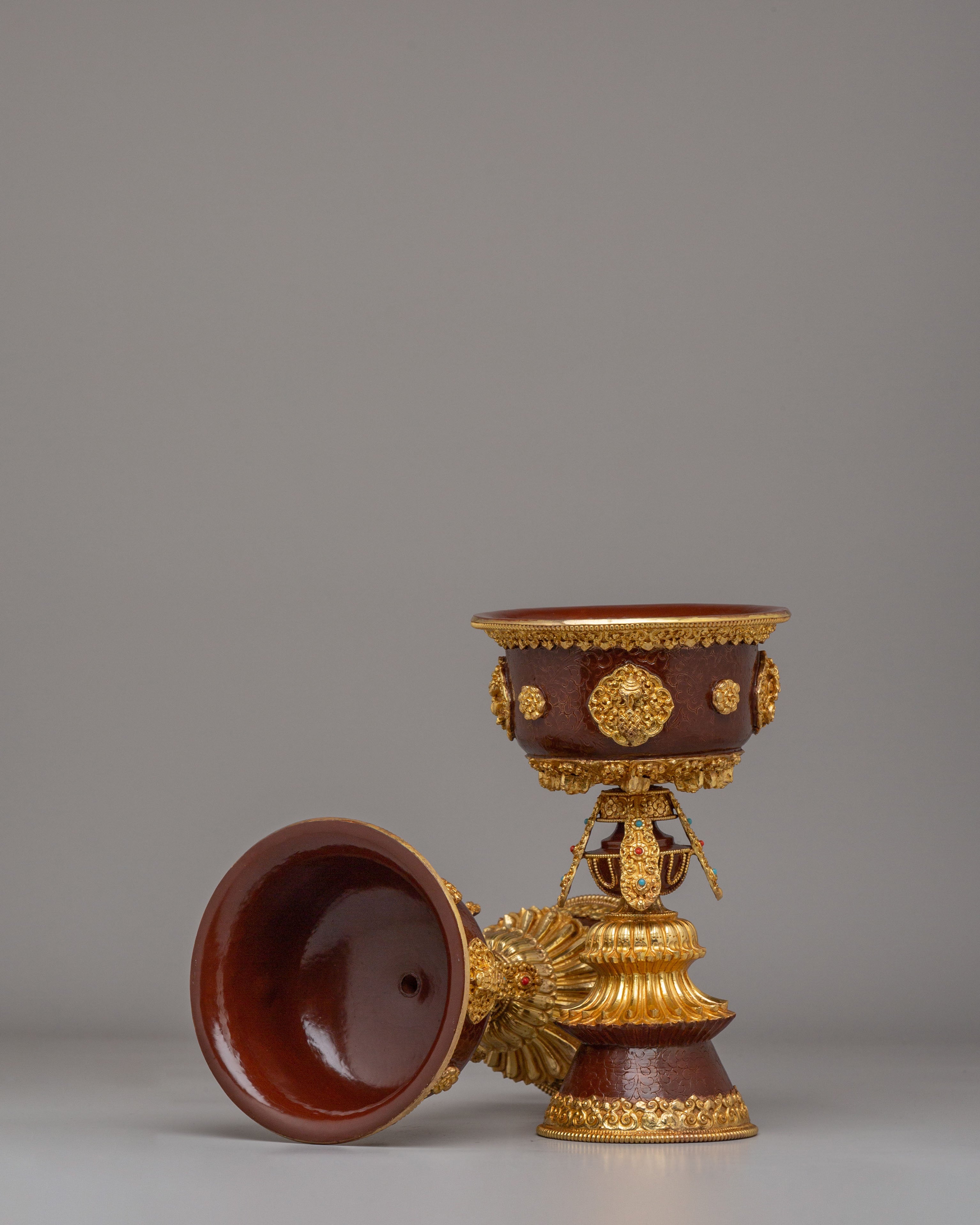Himalayan Butter Lamp for Ritual | Tibetan Buddhist Light Offering