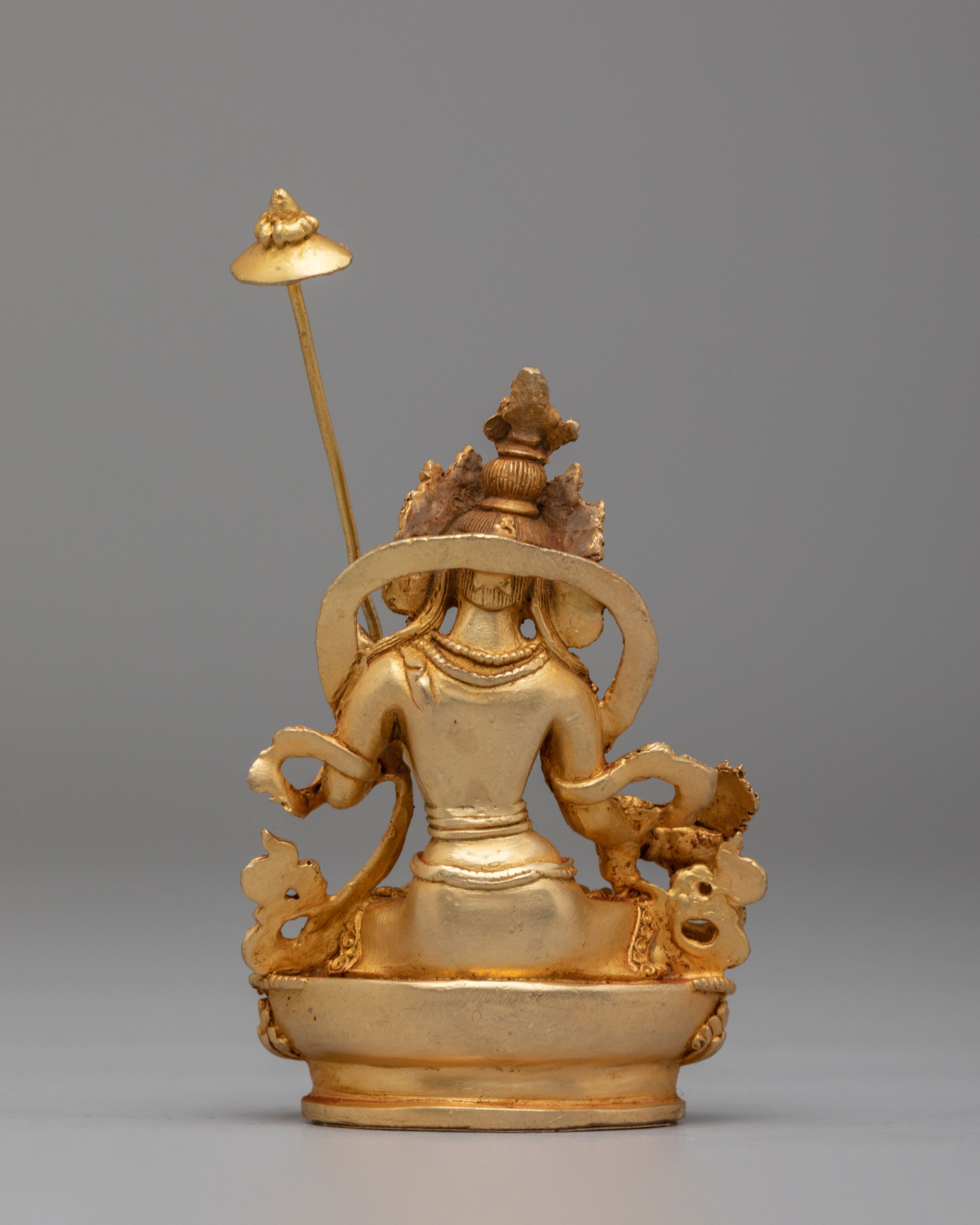 Sacred Tibetan Dukar Statue | Buddhist Protector Deity