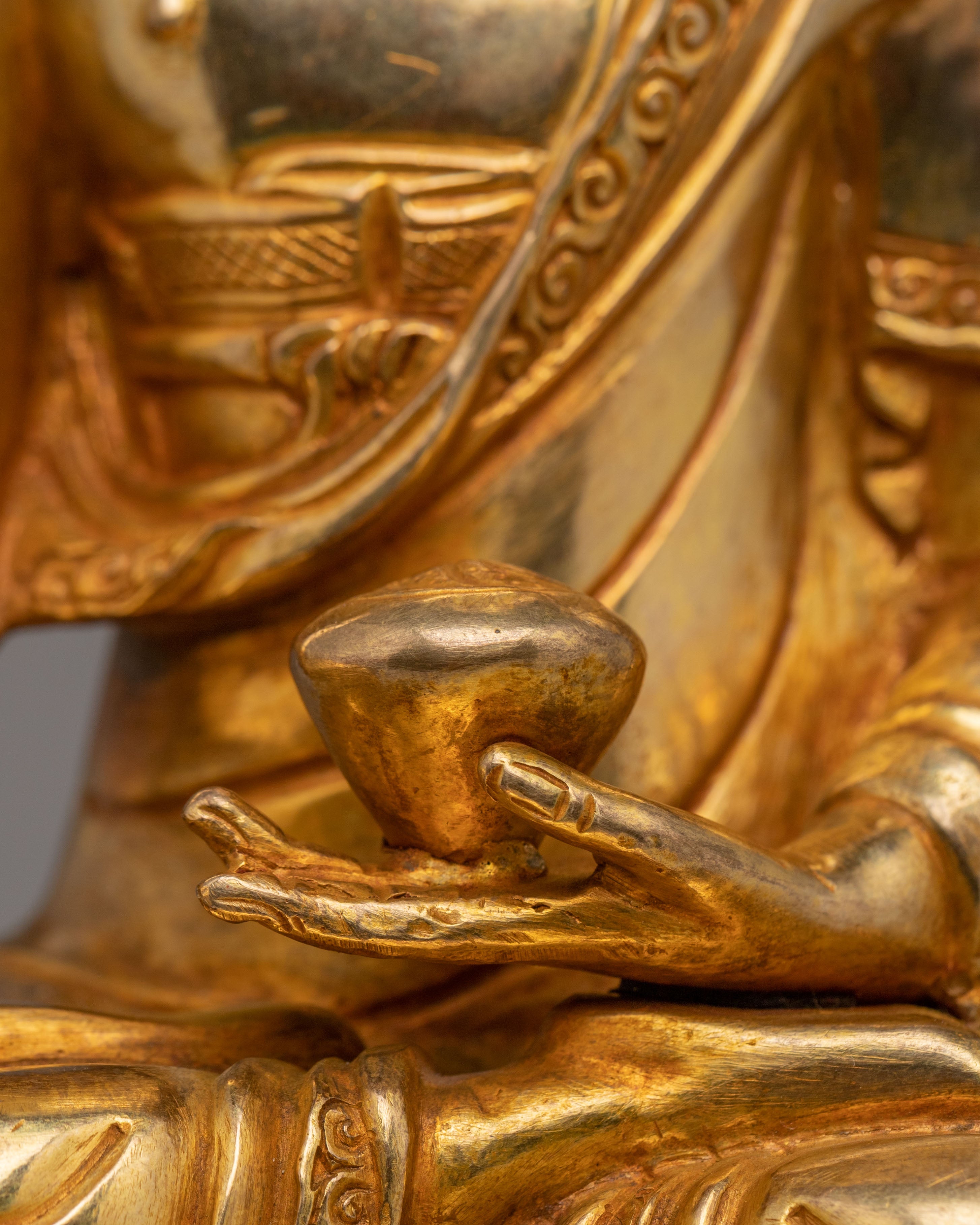 Sacred Ratnasambhava Statue | Himalayan Buddhist Art