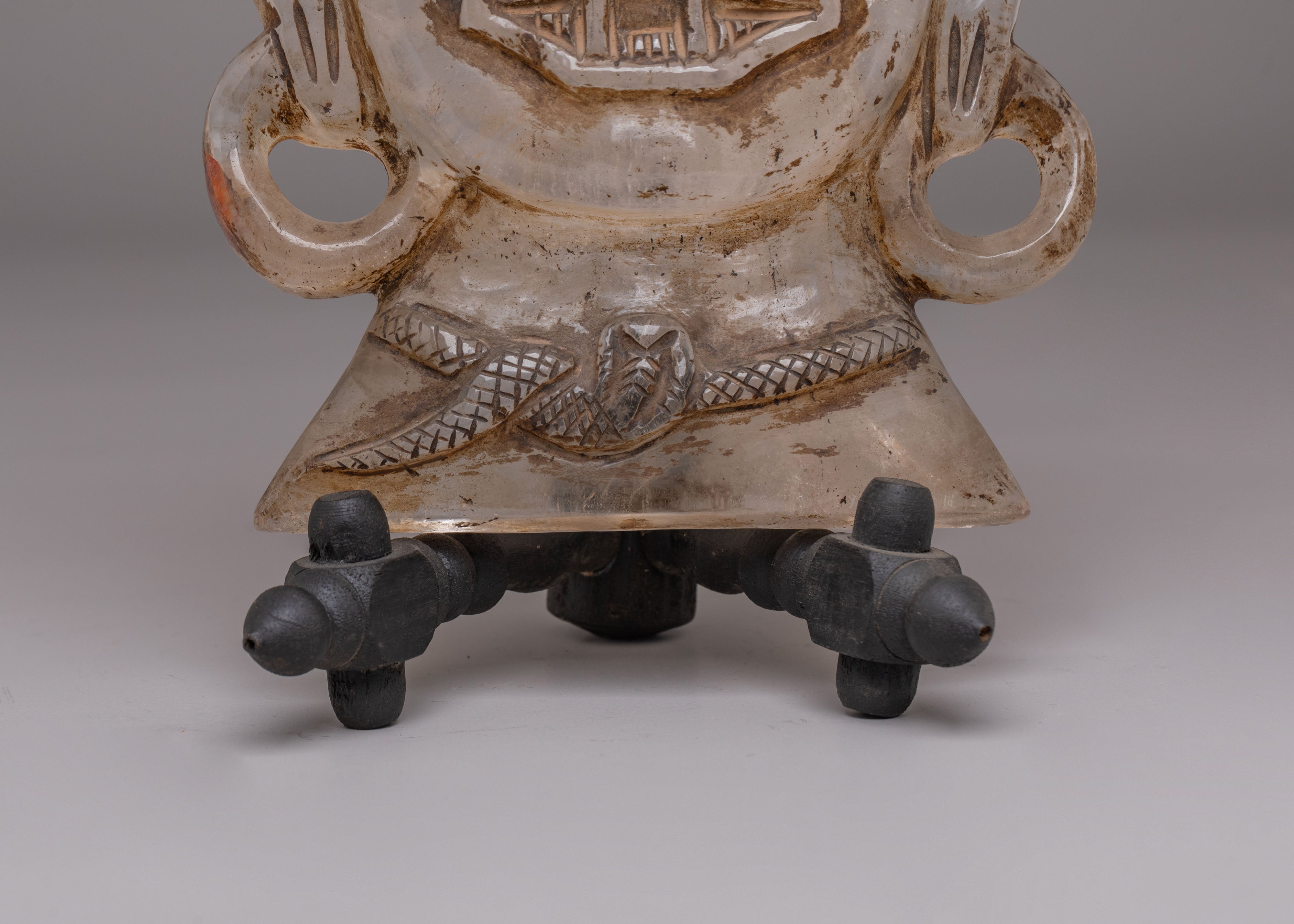 Handmade Bhairav Crystal Face | Sacred Himalayan Art