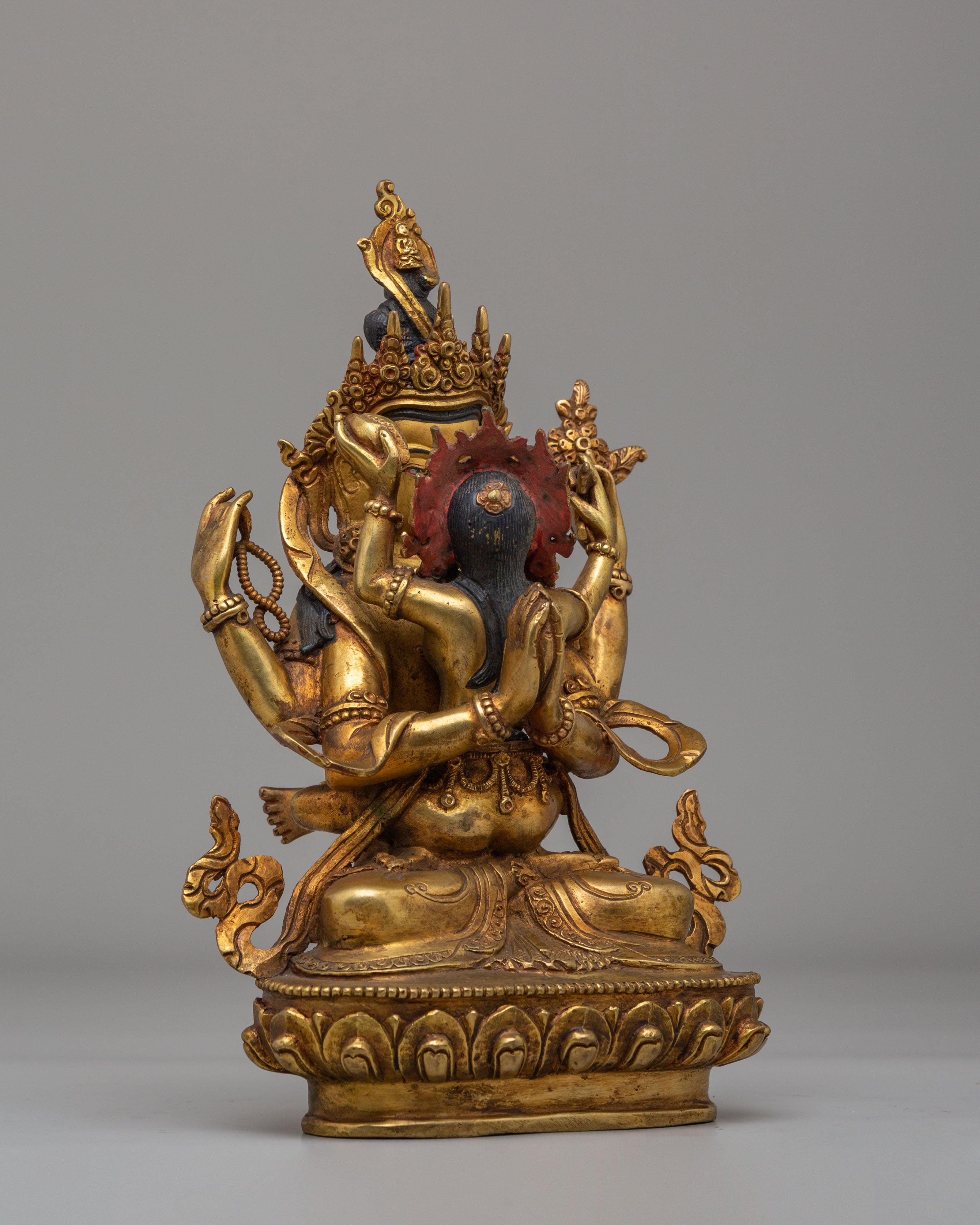 Sacred Chenrezig With Consort Statue | Symbol of Compassion