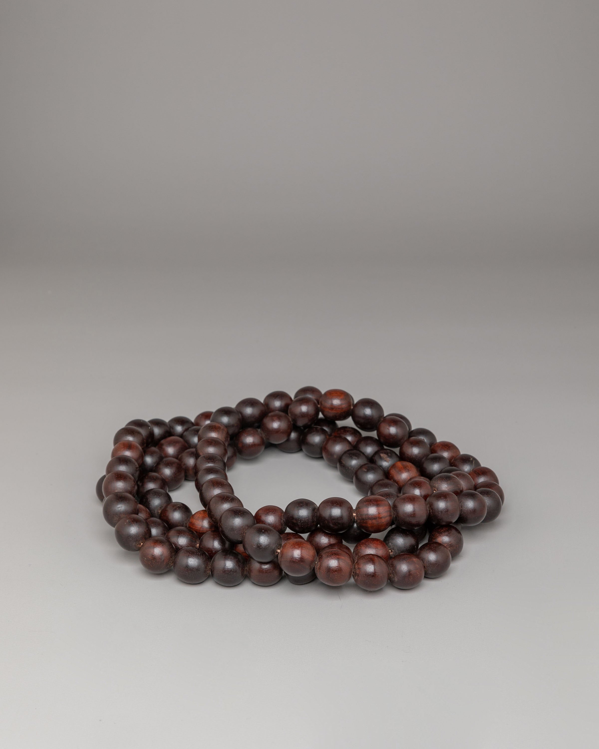 Handcrafted Red Sandalwood Mala | Mantra Meditation & Prayer Beads