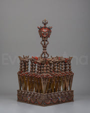 Handcrafted Tibetan Ritual Phurba Dagger Set 