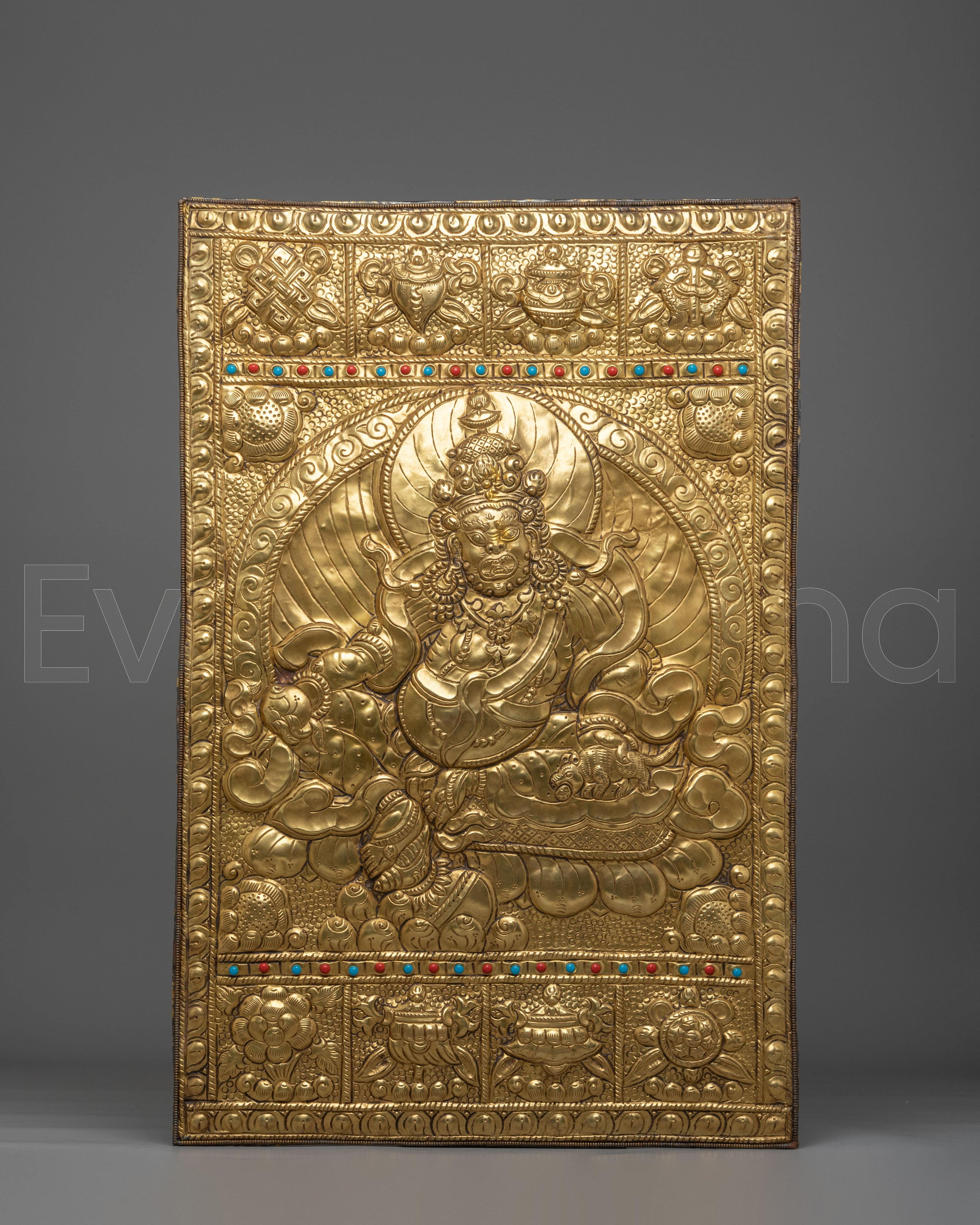 Buddhist Prosperity Deity Wall Hanging Art
