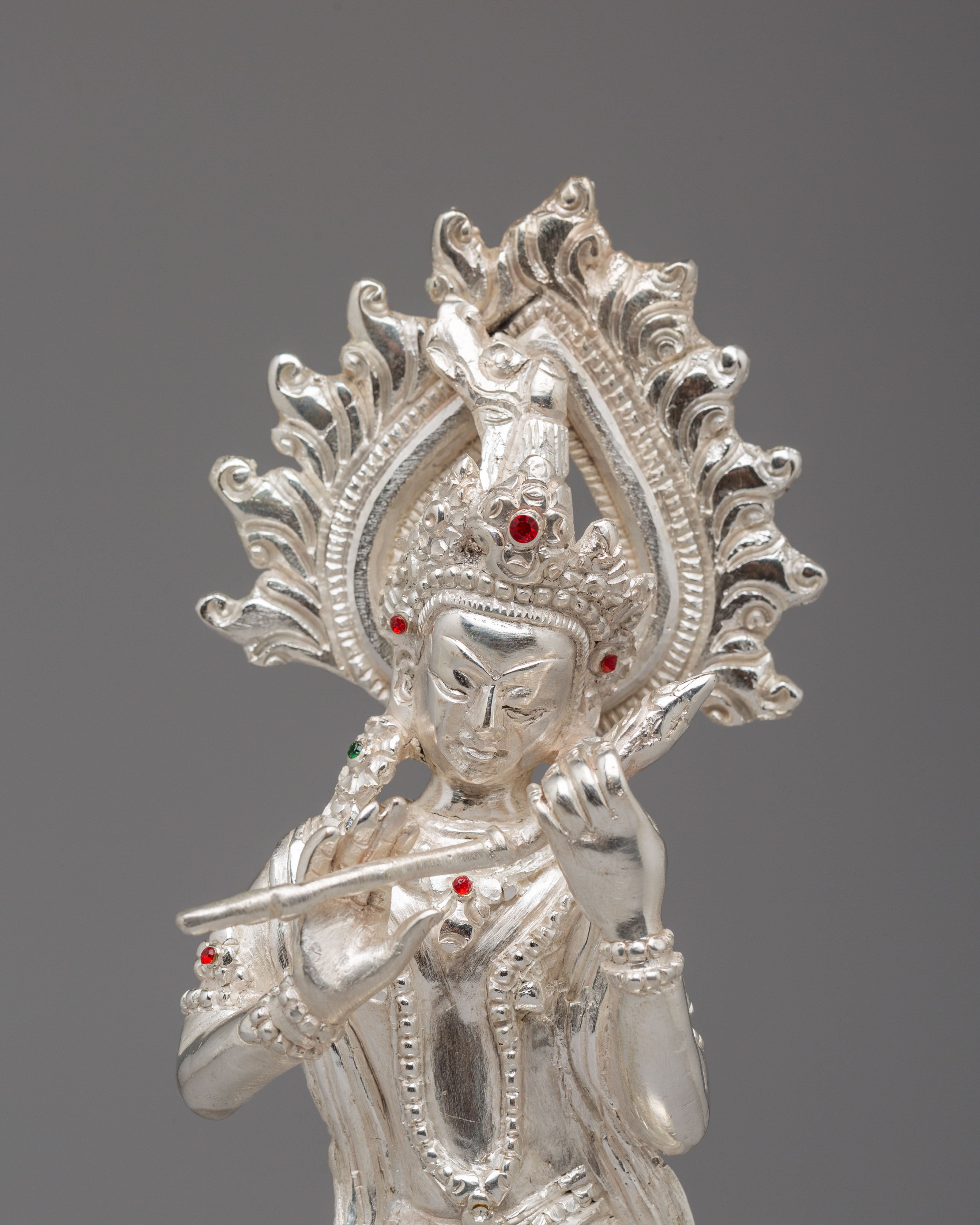 Himalayan Krishna Statue | Divine Artwork for Spiritual Decor