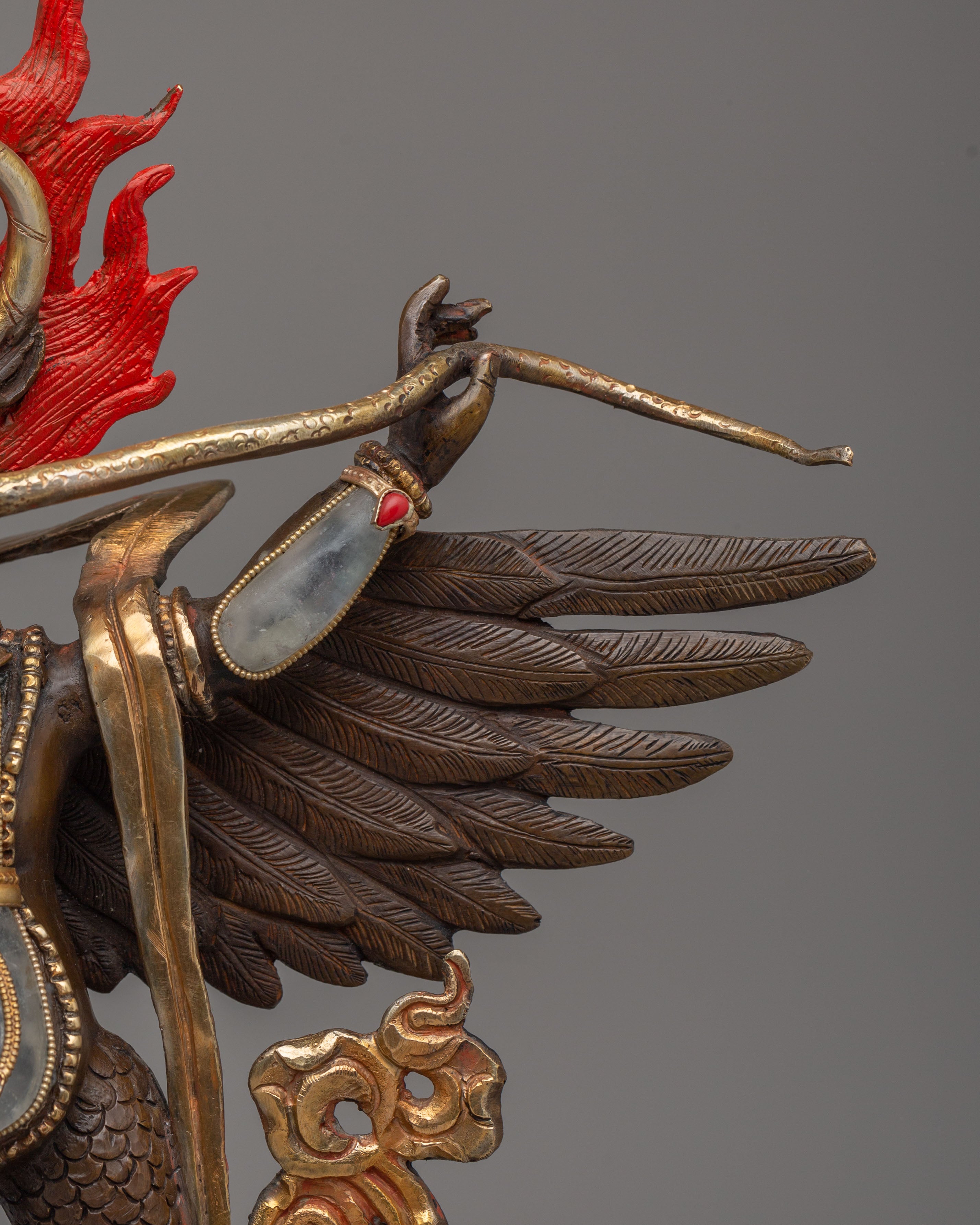 Sacred Decorative Garuda Statue | Divine Guardian Deity