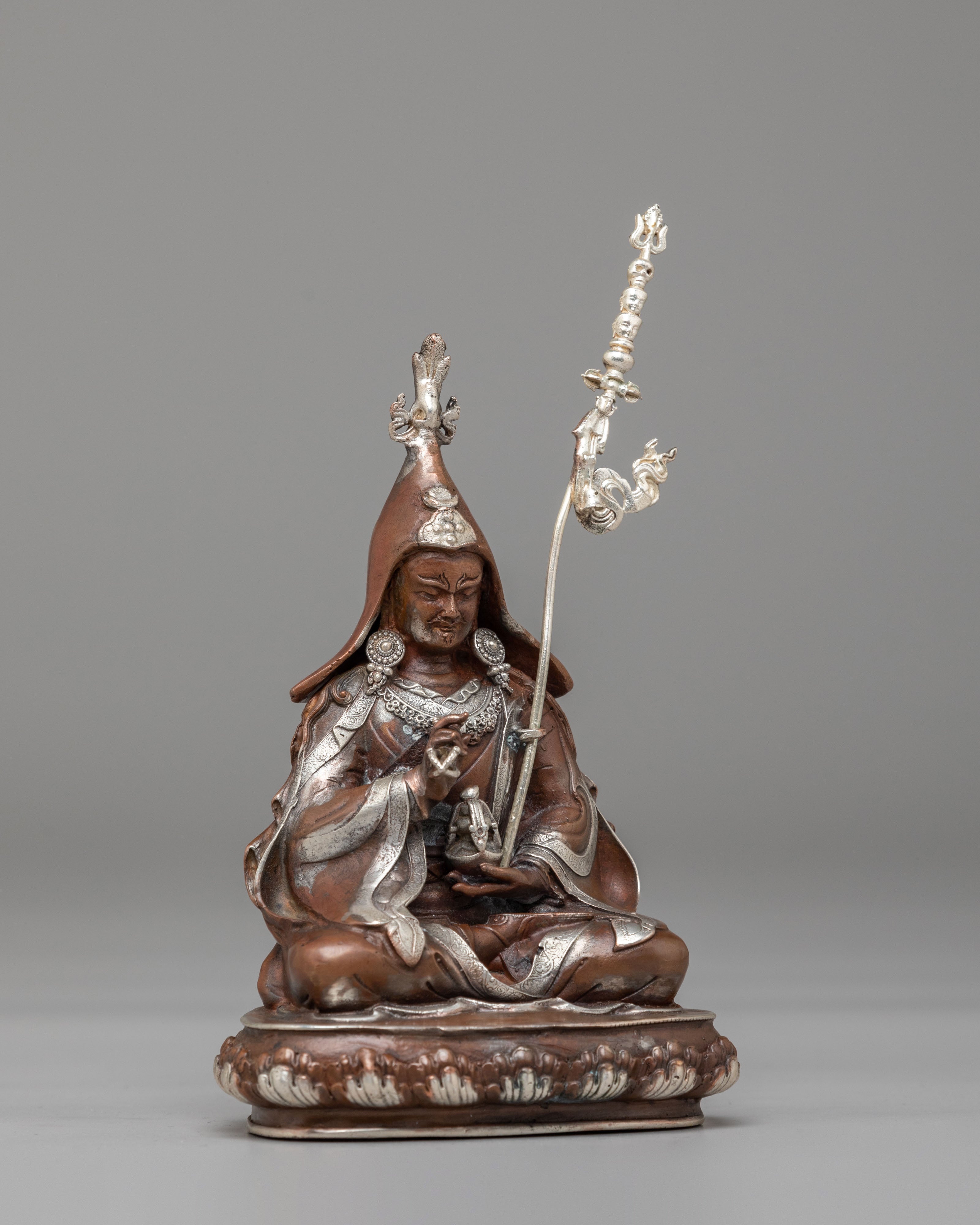 Handmade Guru Tsokye Dorje Statue | Tibetan Guru Rinpoche Art