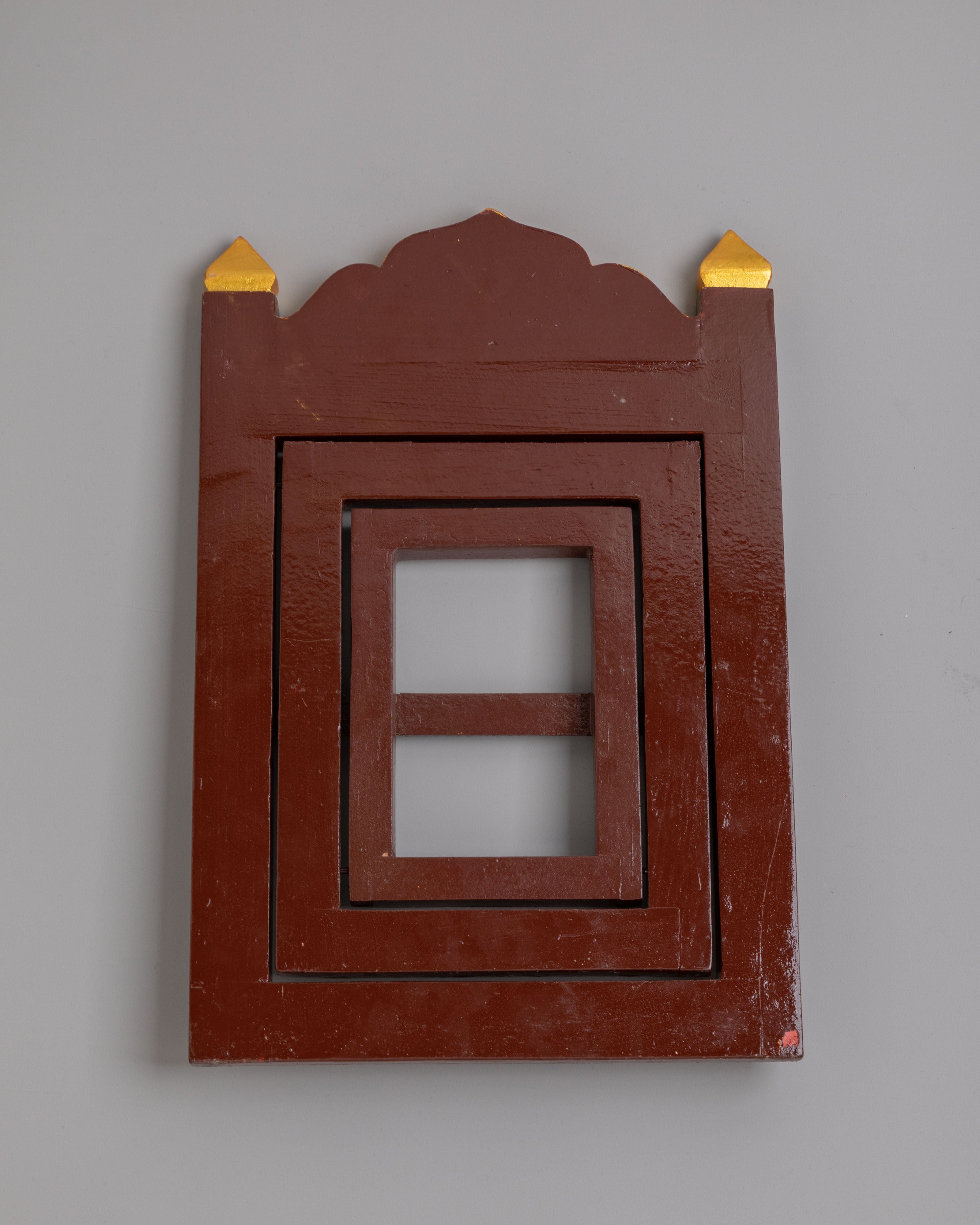 Tibetan Wooden Book Stand | Sacred Decor