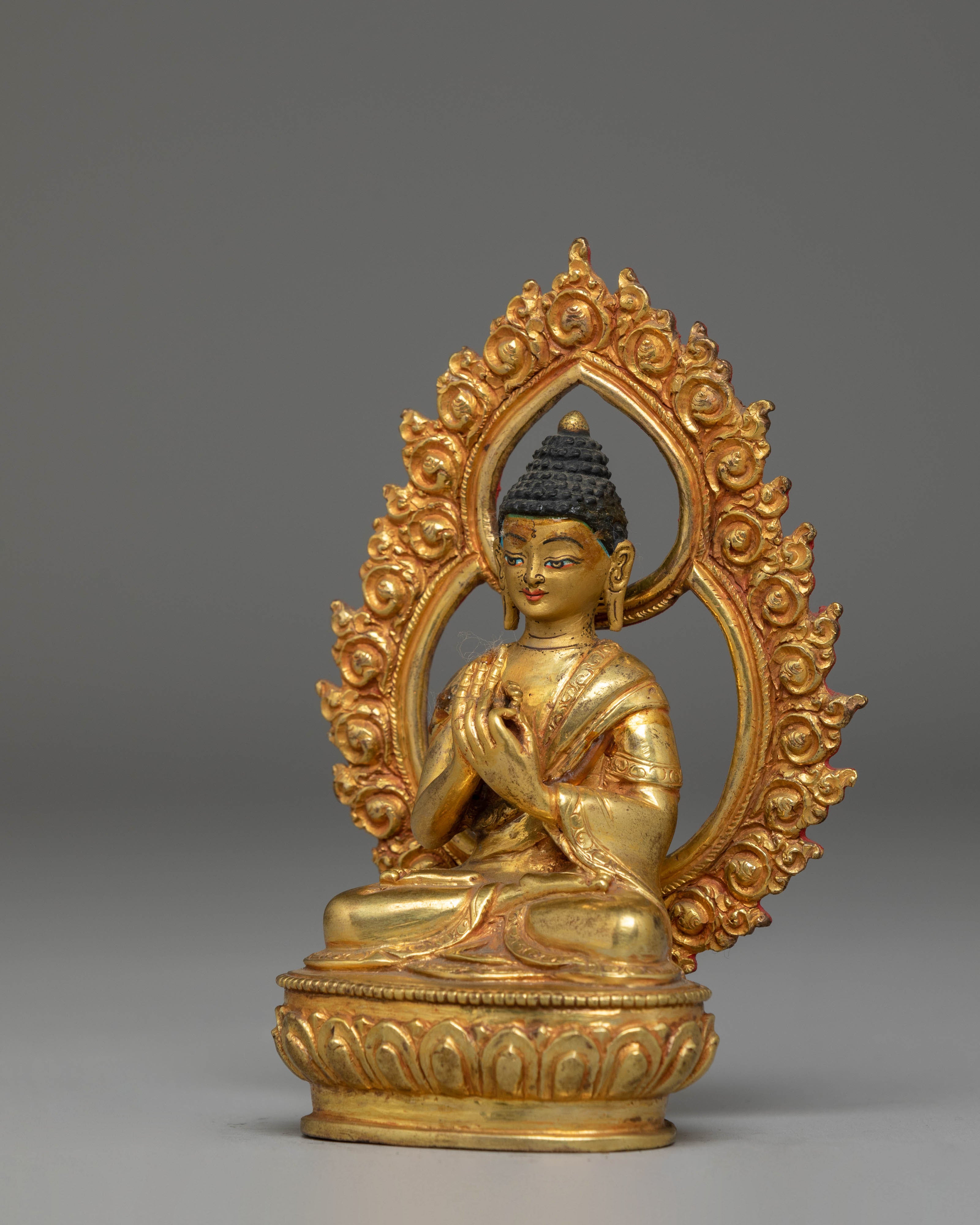 Handmade Vairocana Buddha Handcrafted Statue | Tibetan Enlightenment Art