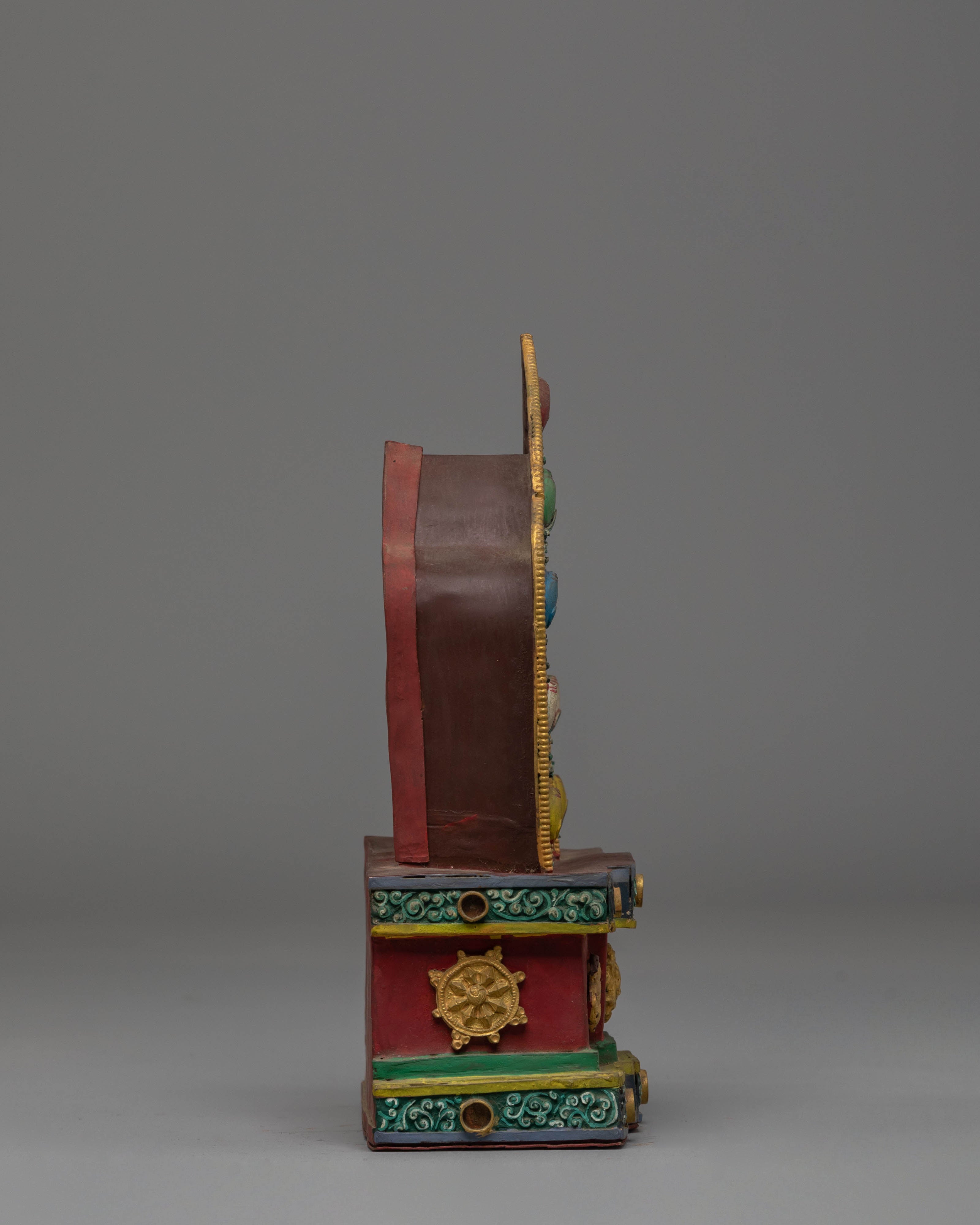 Buddhist Copper Torana | Traditional Throne for Statue
