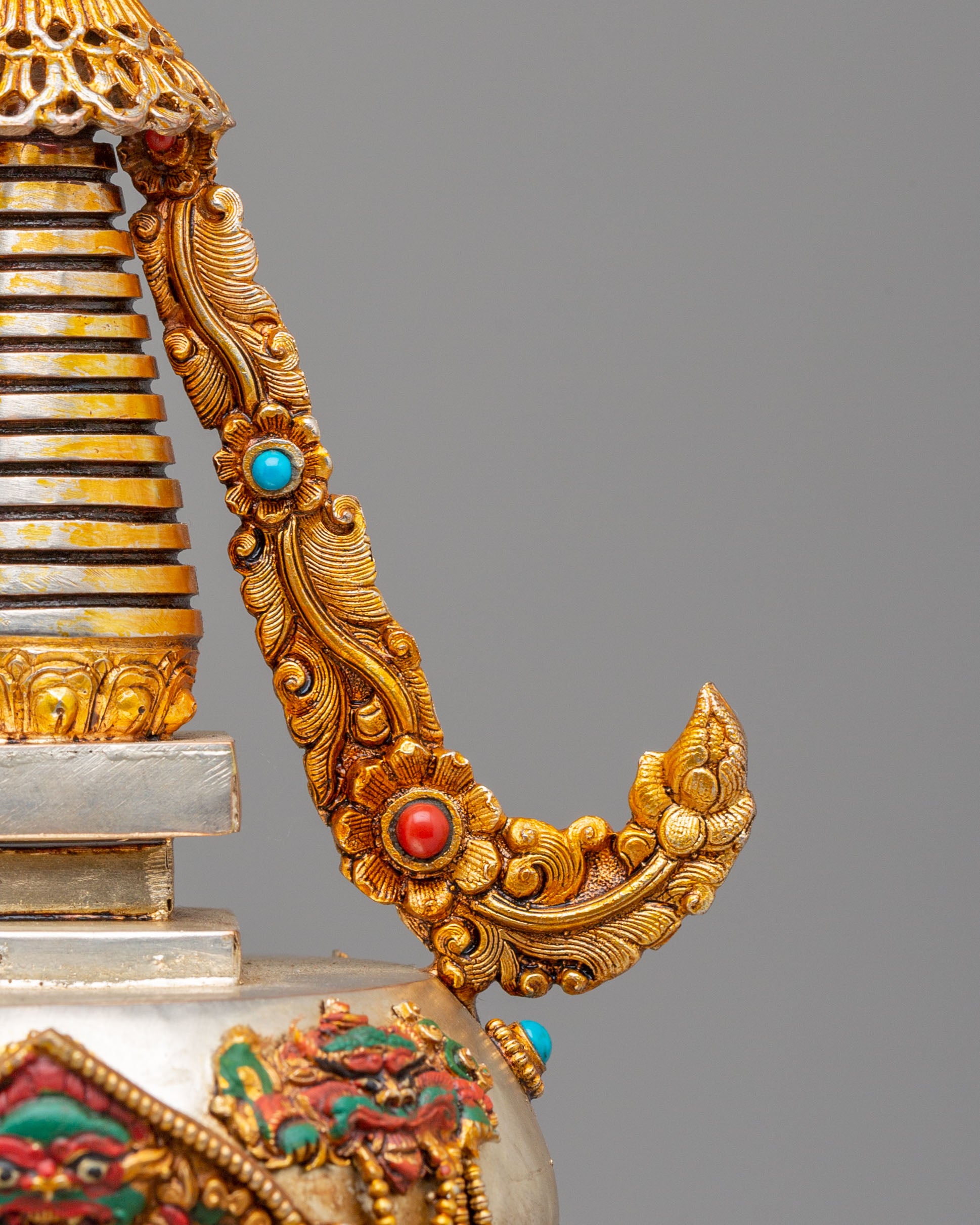 Handcrafted Enlightenment Chorten | Spiritual Stupa for Meditation