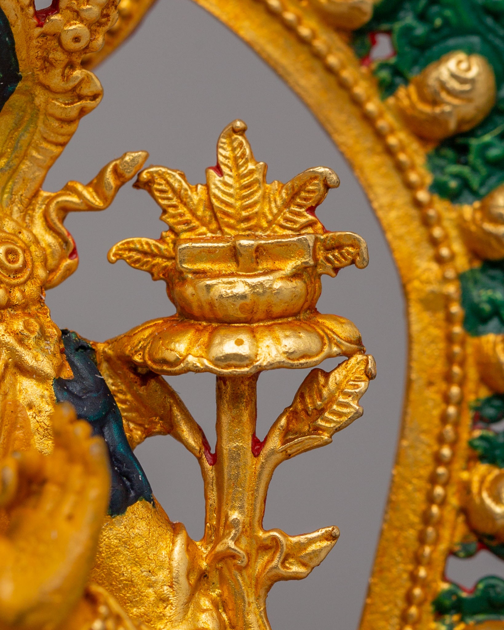 Flaming Sword Manjushri Statue | Wisdom Deity Sculpture