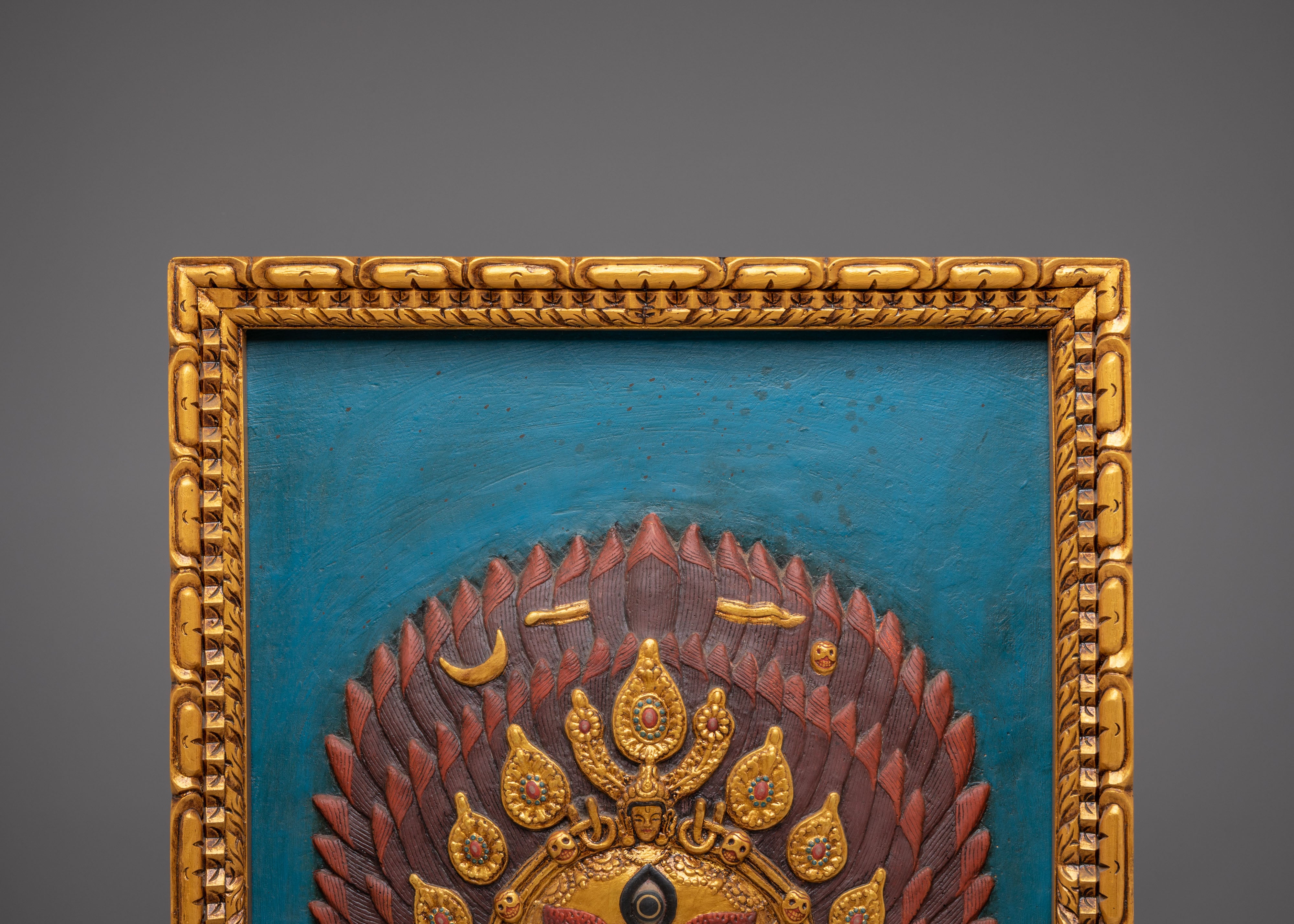 Handcrafted Bhairava Wall Hanging | Traditional Artwork for Spiritual Decor
