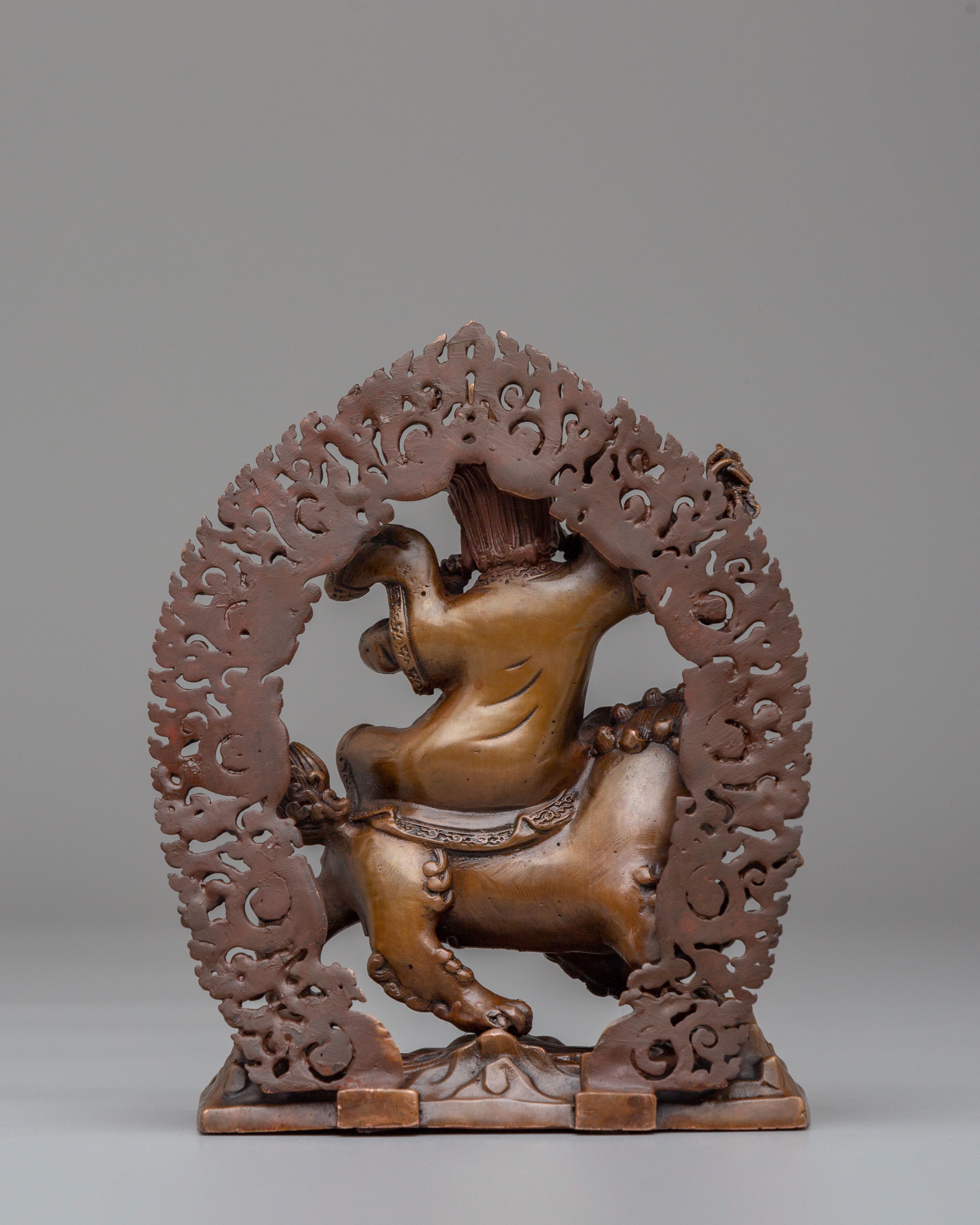 Handmade Three Nyingma Protectors | Rahula Dorje Legpa Ekajati Statue