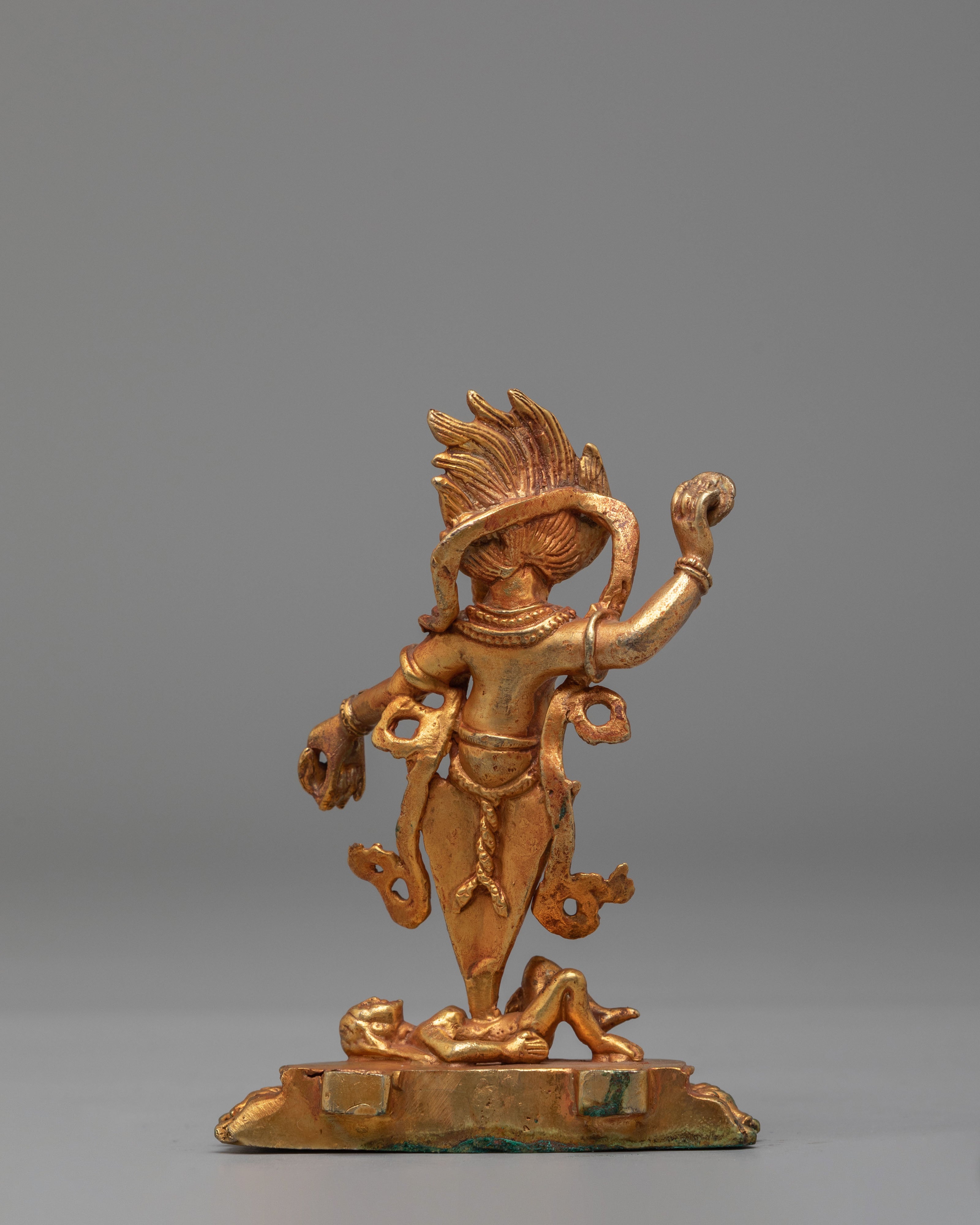 Chandra Surya Simha Jogini Statue | Handcrafted Spiritual Sculpture
