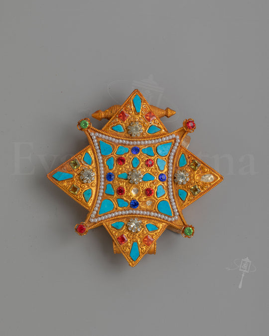 Sacred Himalayan Ghau Box Locket | A Symbol of Spiritual Protection