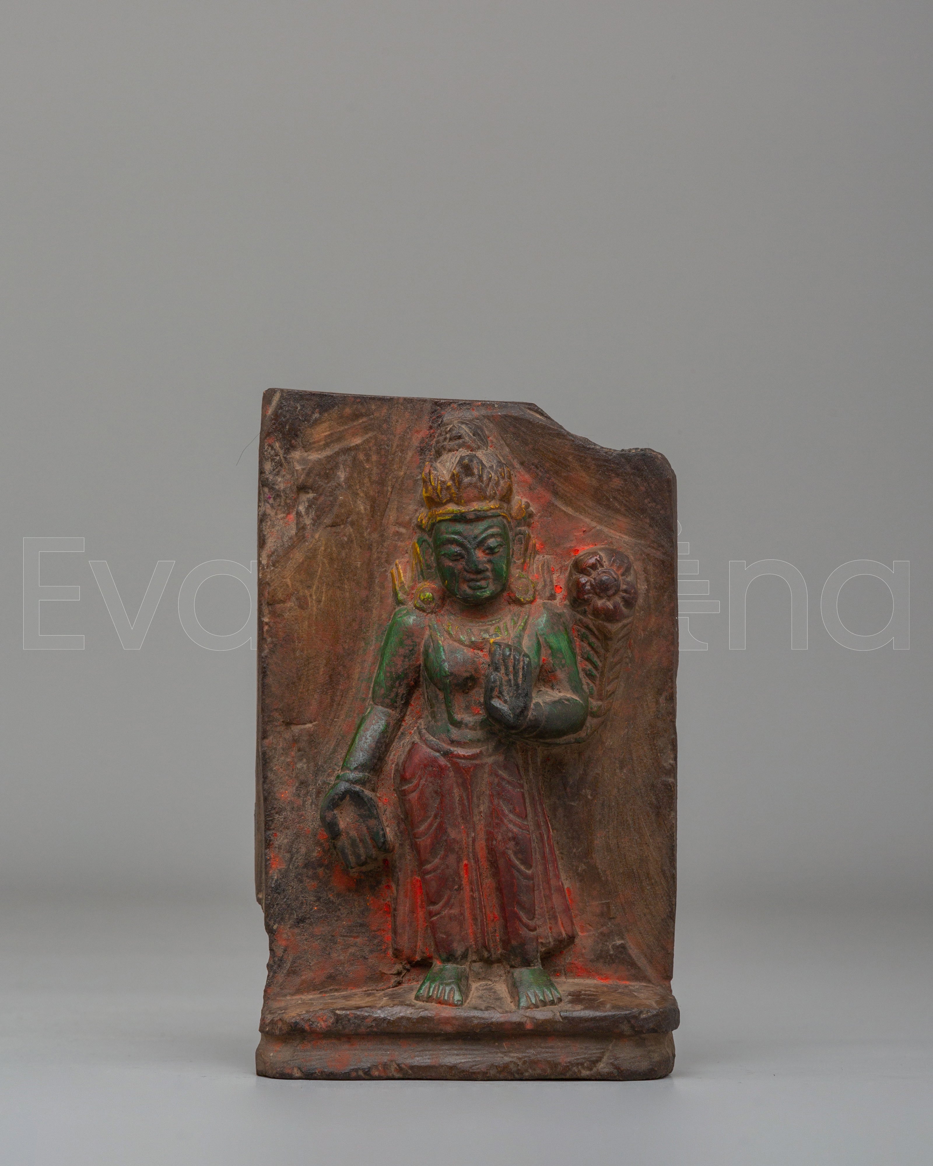 Standing Tara Deity Sculpture