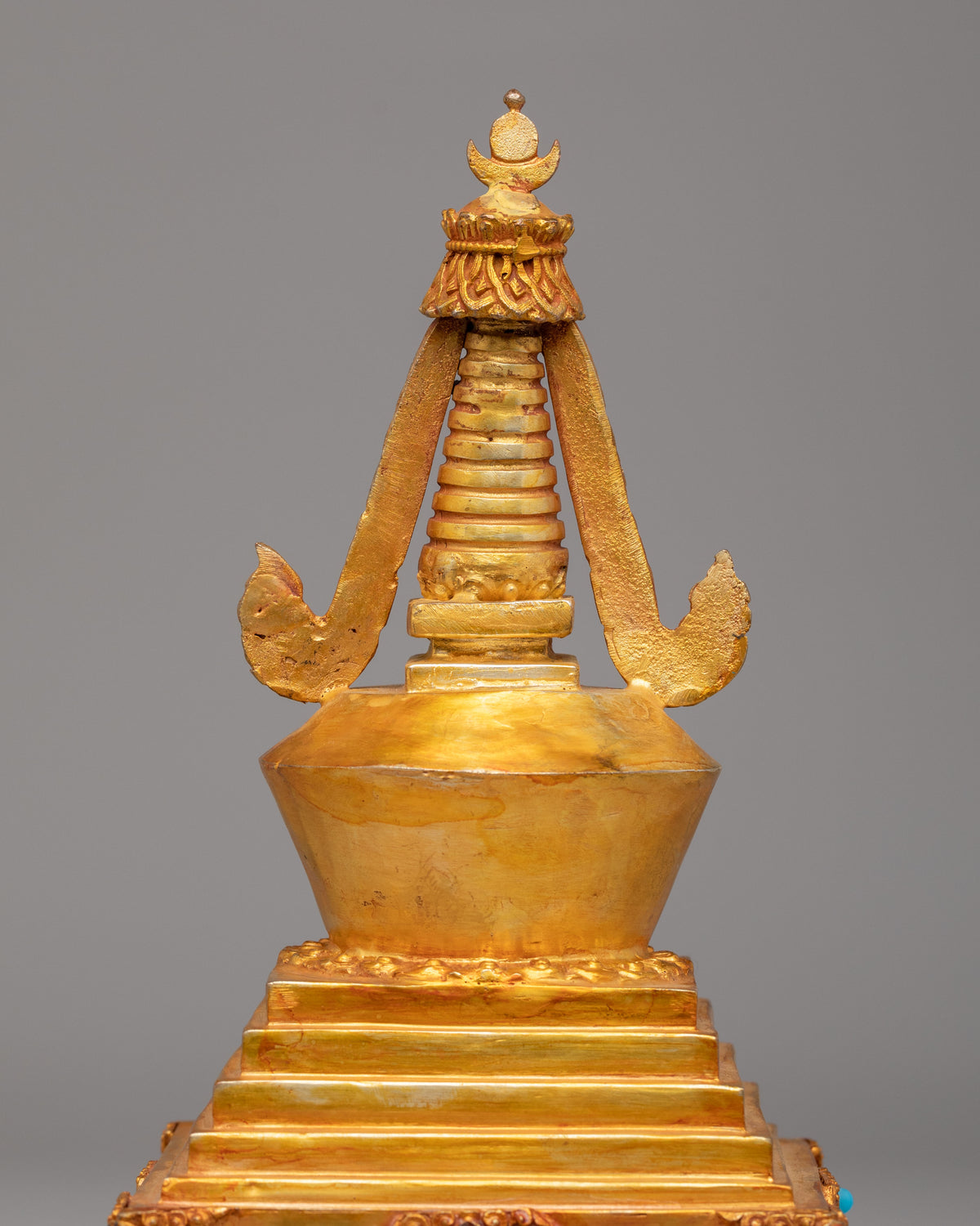 Handcrafted Buddhist Enlightenment Chorten | Symbol of Spiritual Awakening