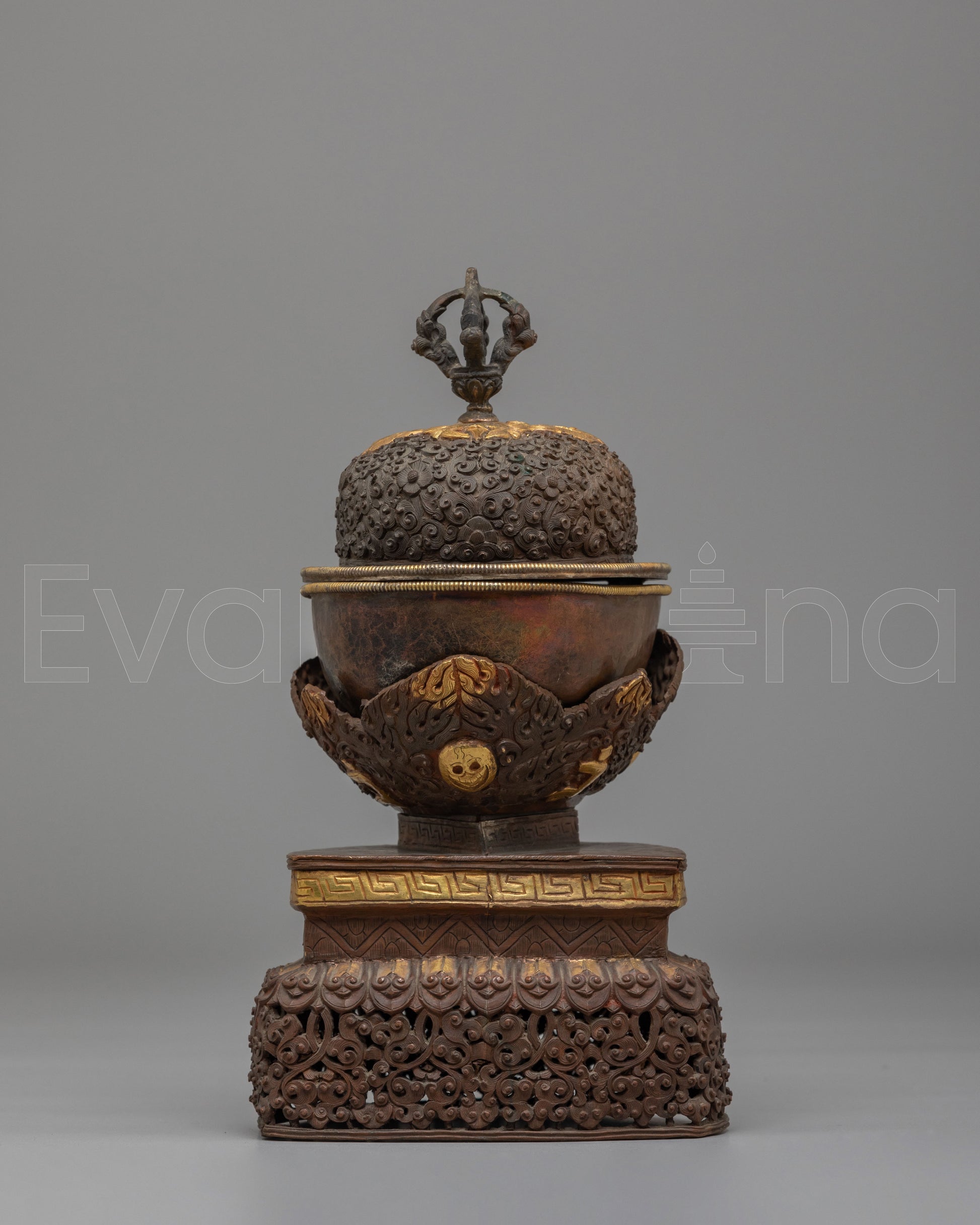 Sacred Buddhist Kapala Cup