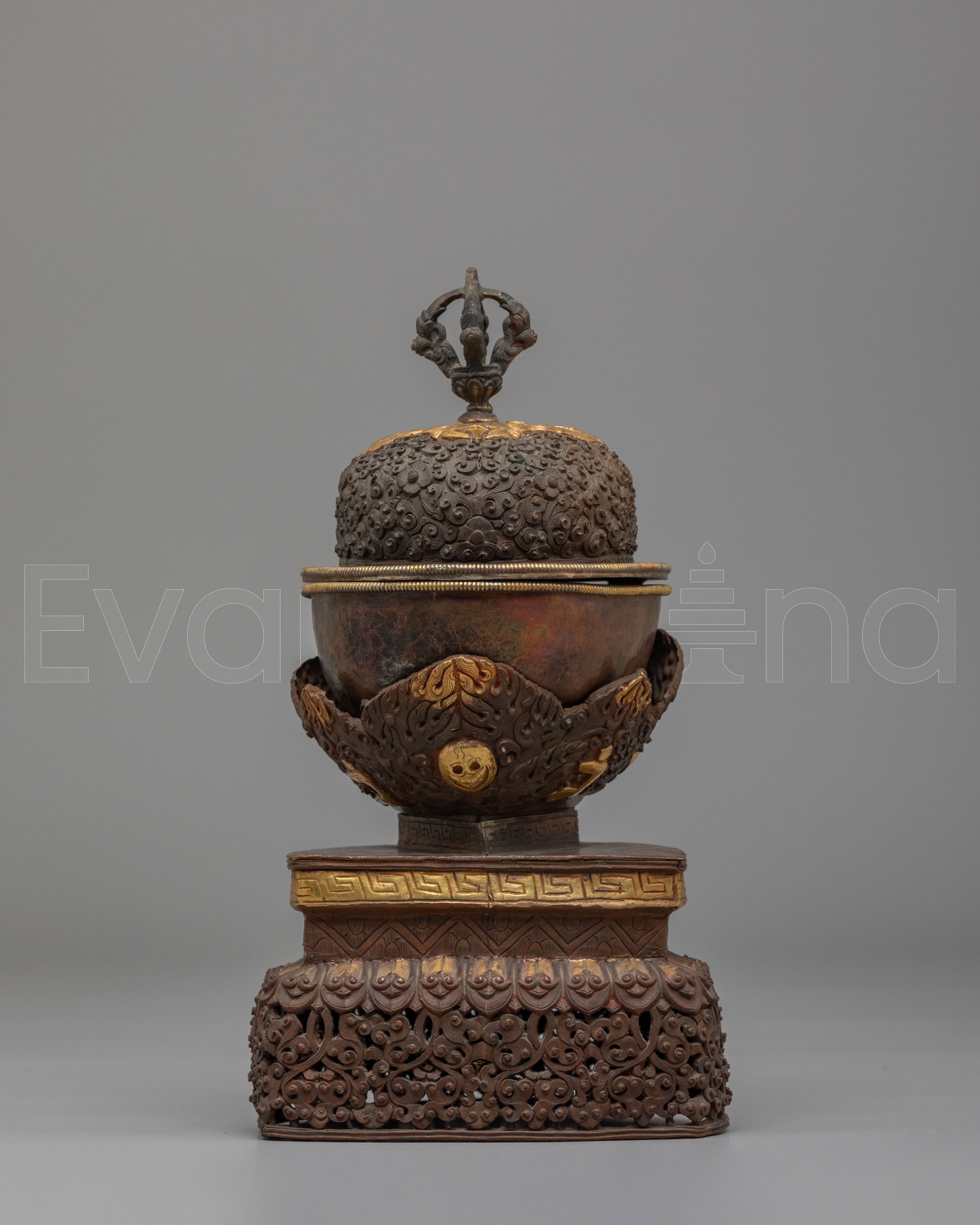 Sacred Buddhist Kapala Cup