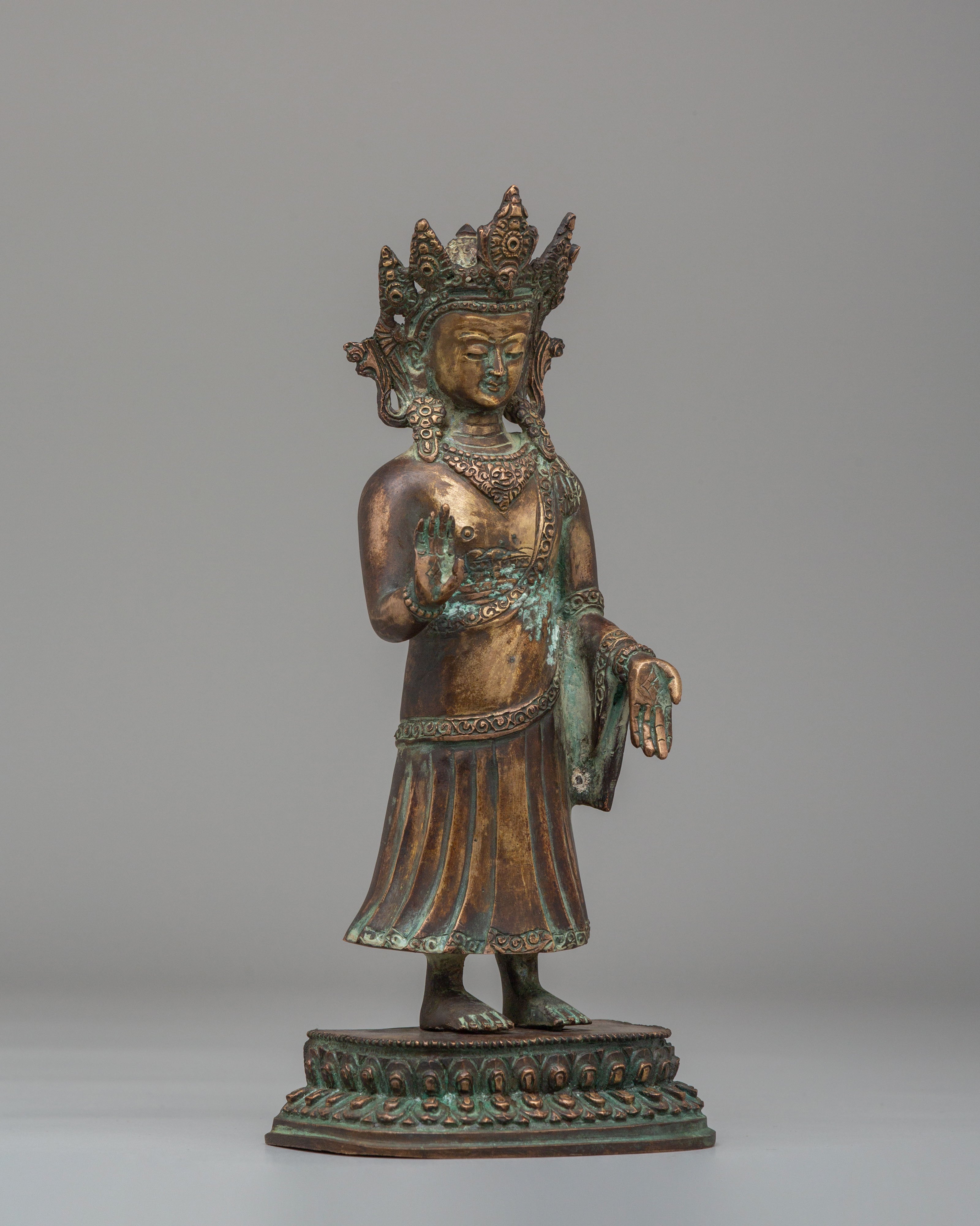Himalayan Dipankara Buddha Statue | Symbol of Light and Wisdom