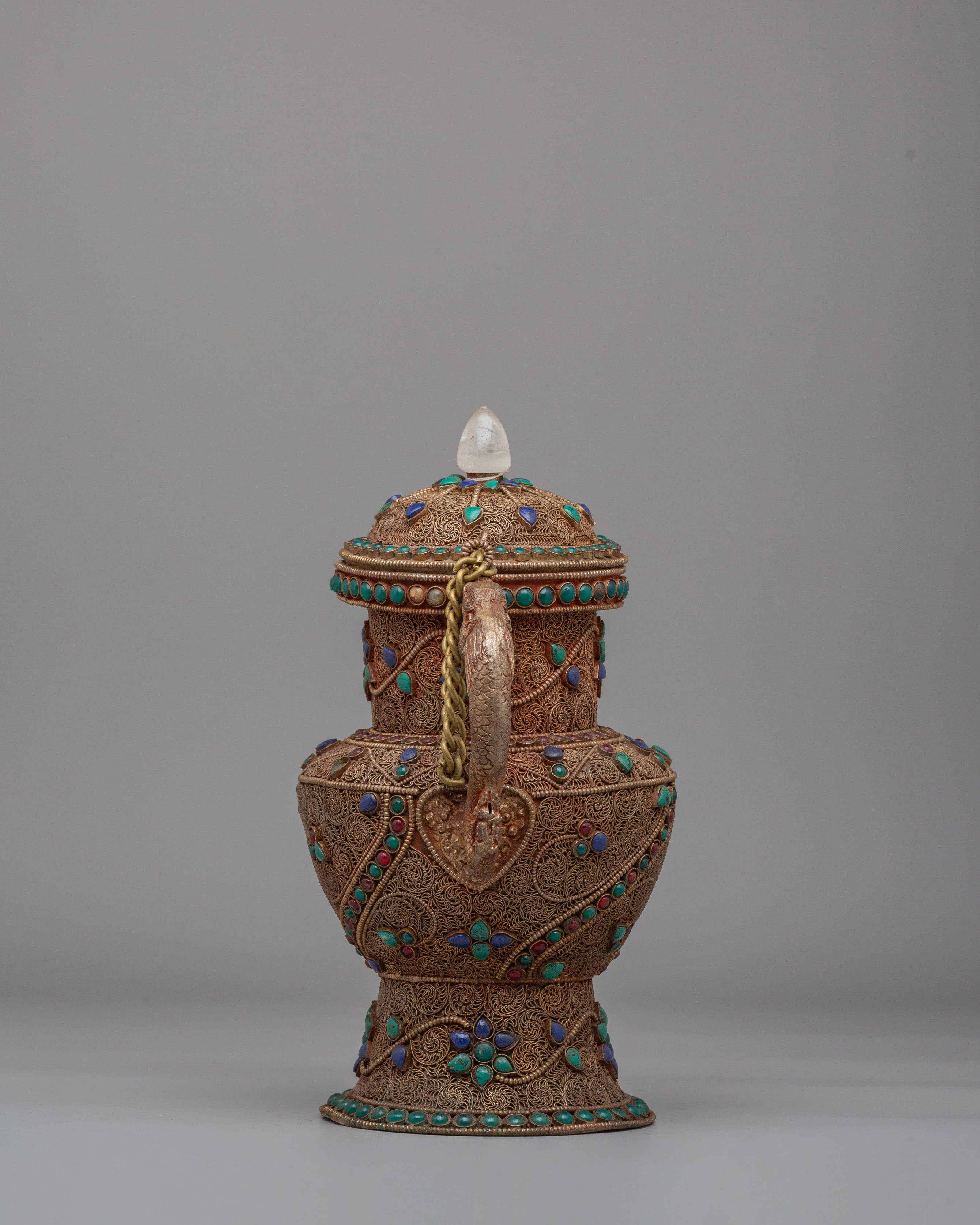 Himalayan Filigree Tea Pot | Decorative Artwork