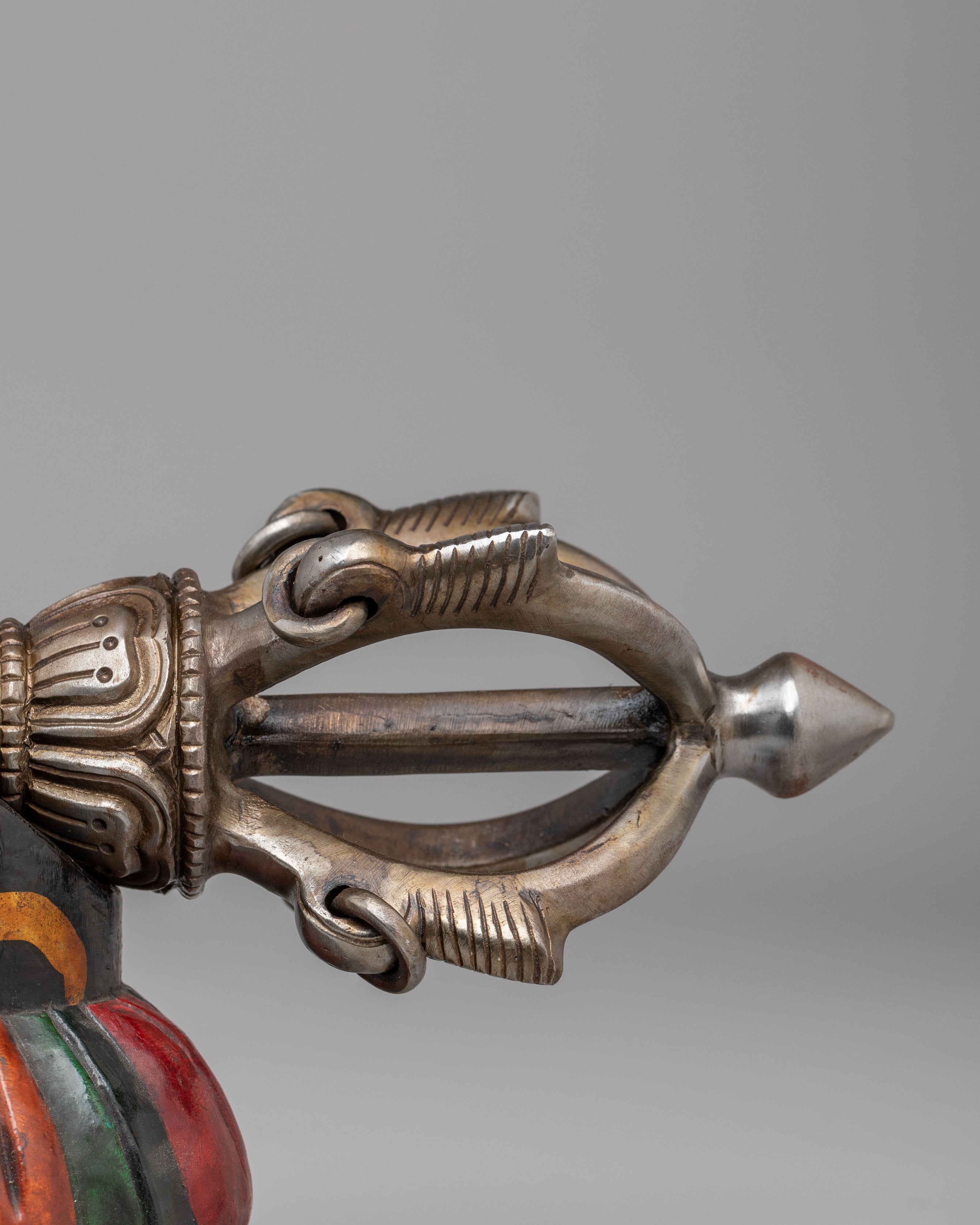 Buddhist Altar Vajra | Handcrafted Wooden Dorje