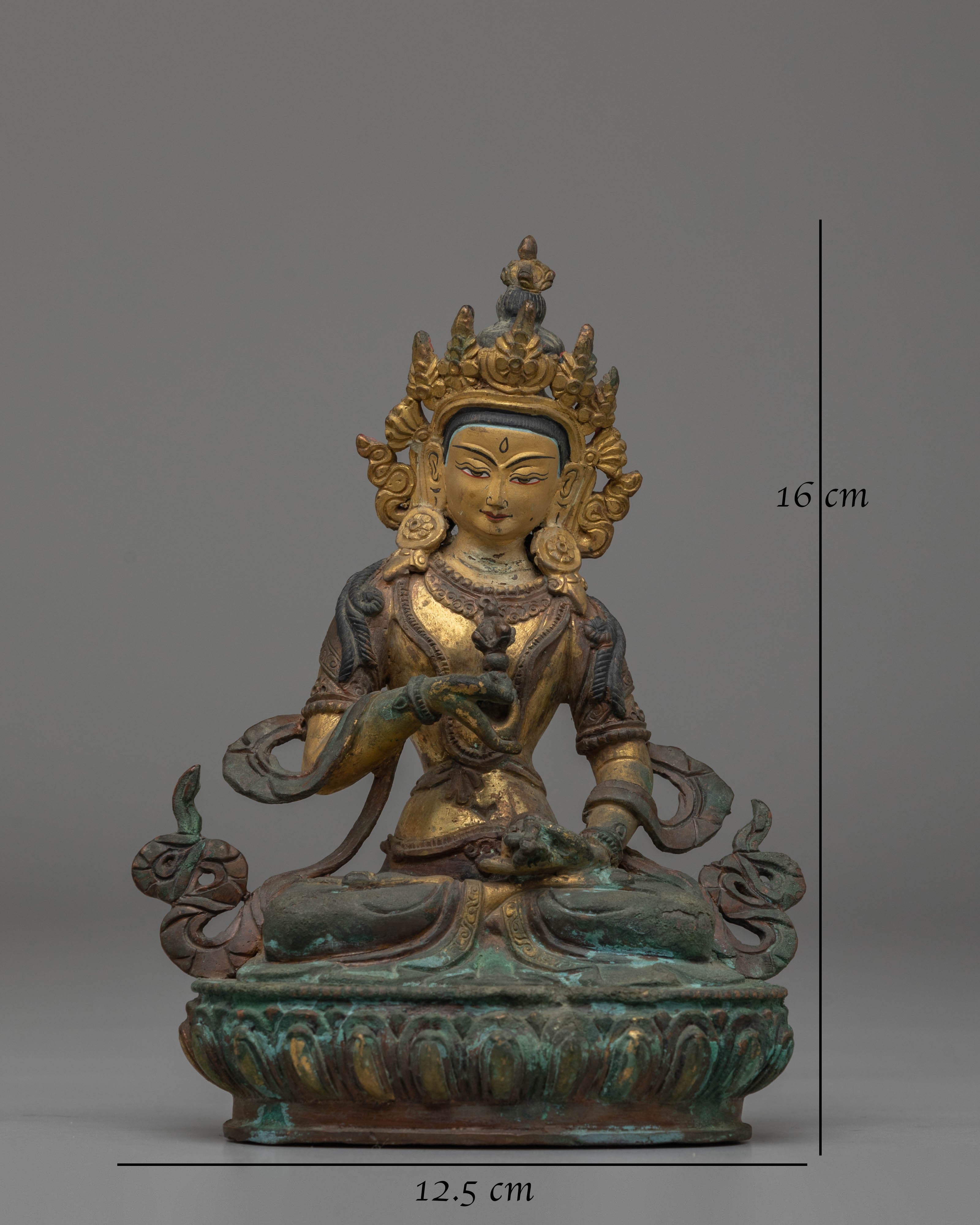 Copper Vajrasattva Sacred Statue | Handcrafted Spiritual Art