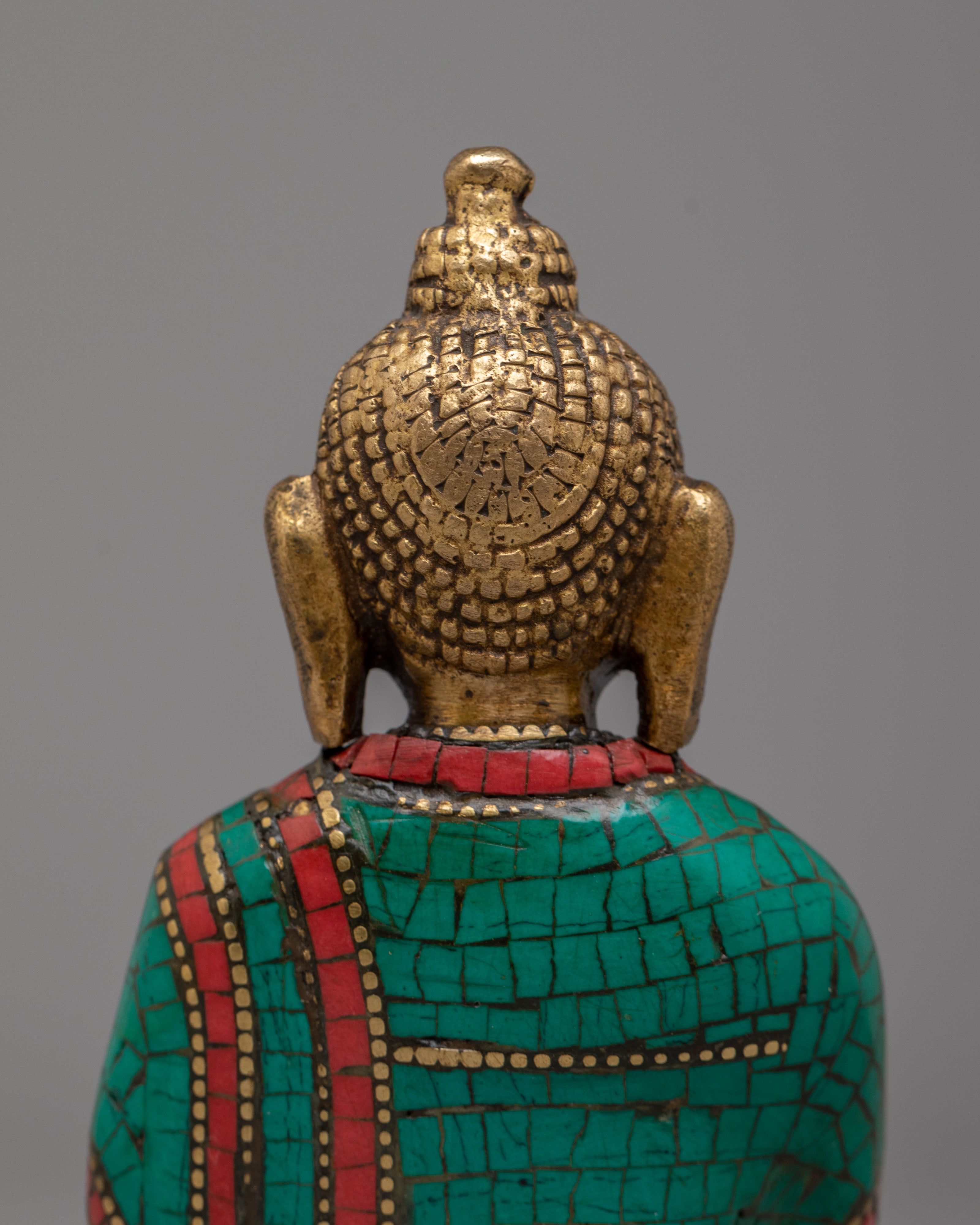 Handmade Shakyamuni Buddha Tibetan Statue | Tibetan Sculpture
