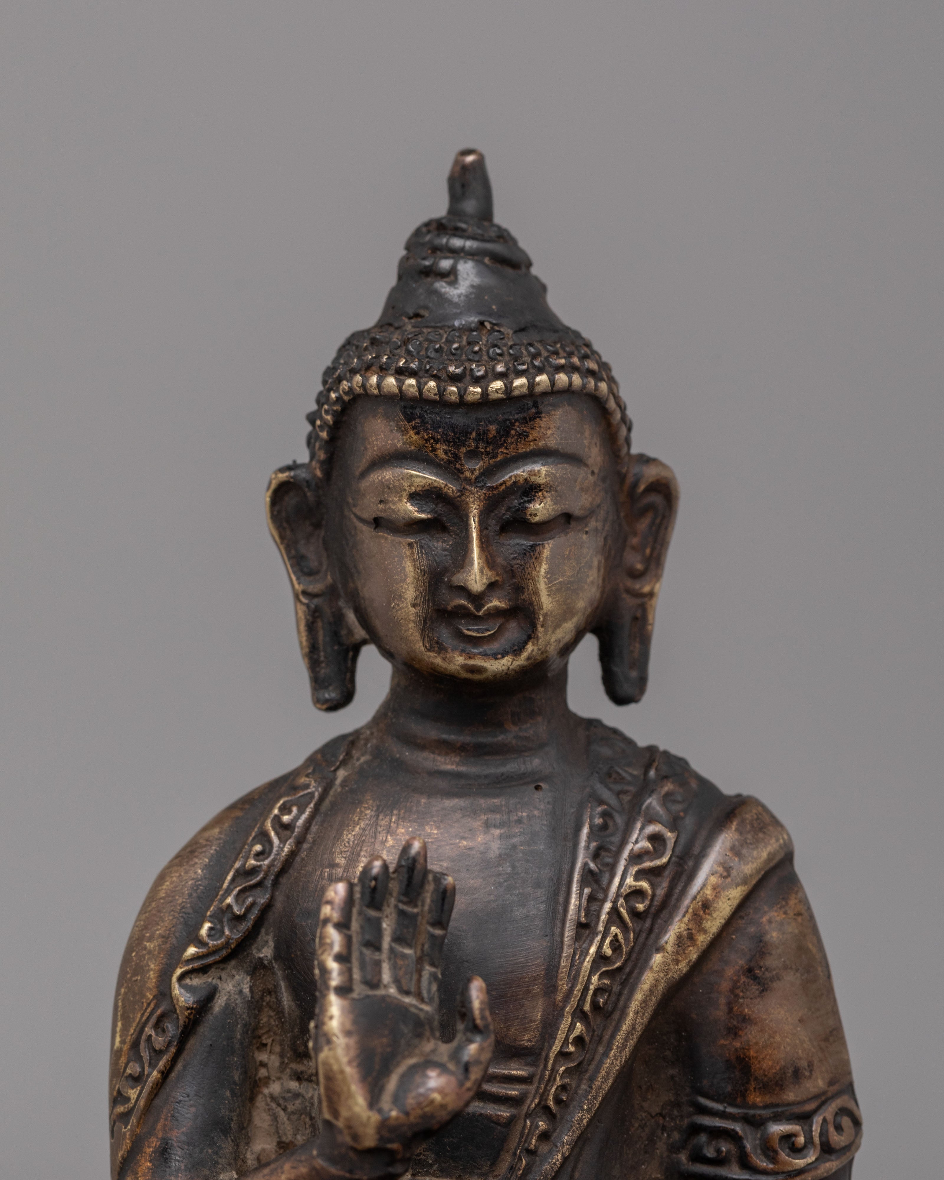 Amogasiddhi Buddha Statue for Protection | Symbol of Spiritual Growth
