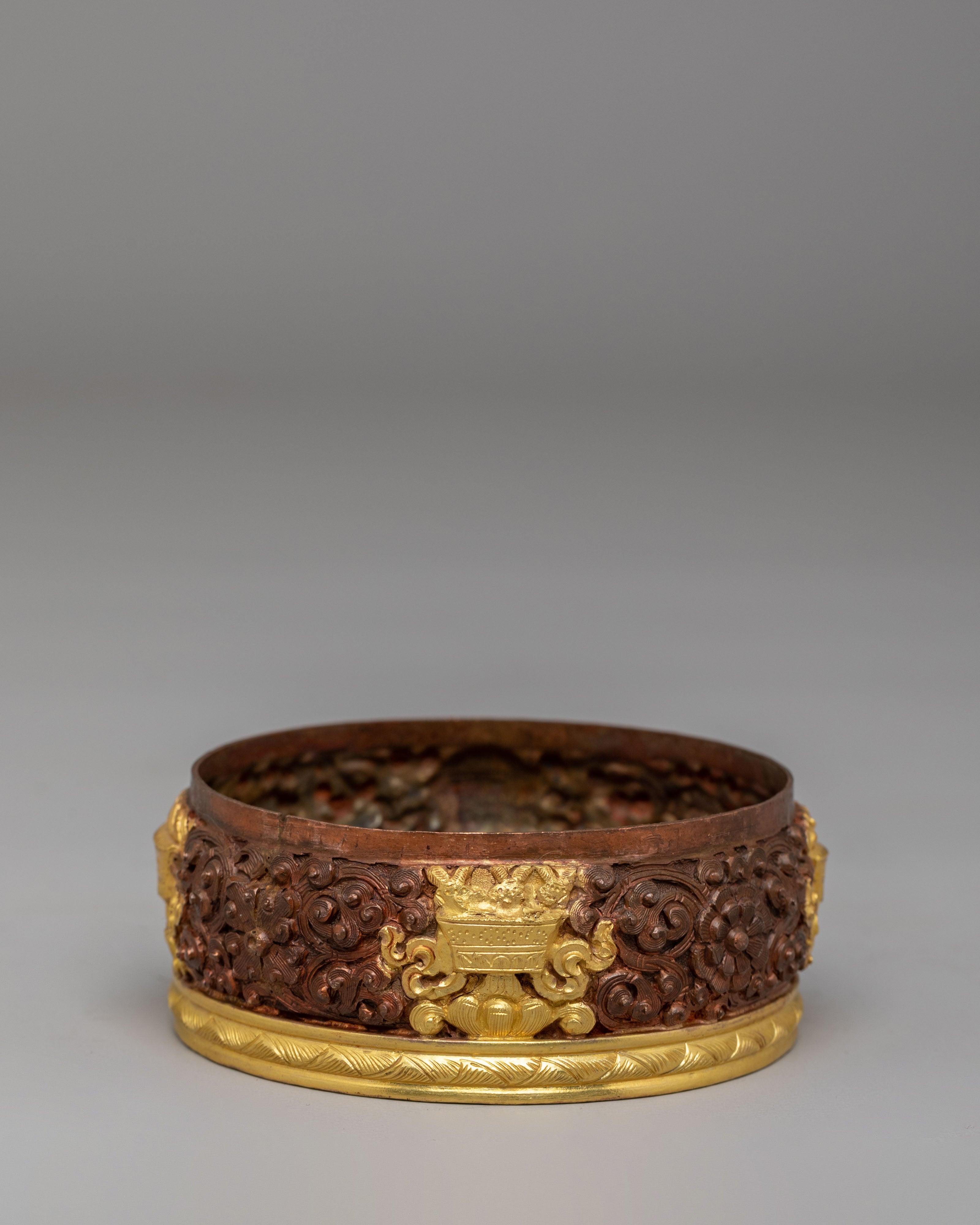 Spiritual Dhupur Rice Pot | Tibetan Ritual Vessel