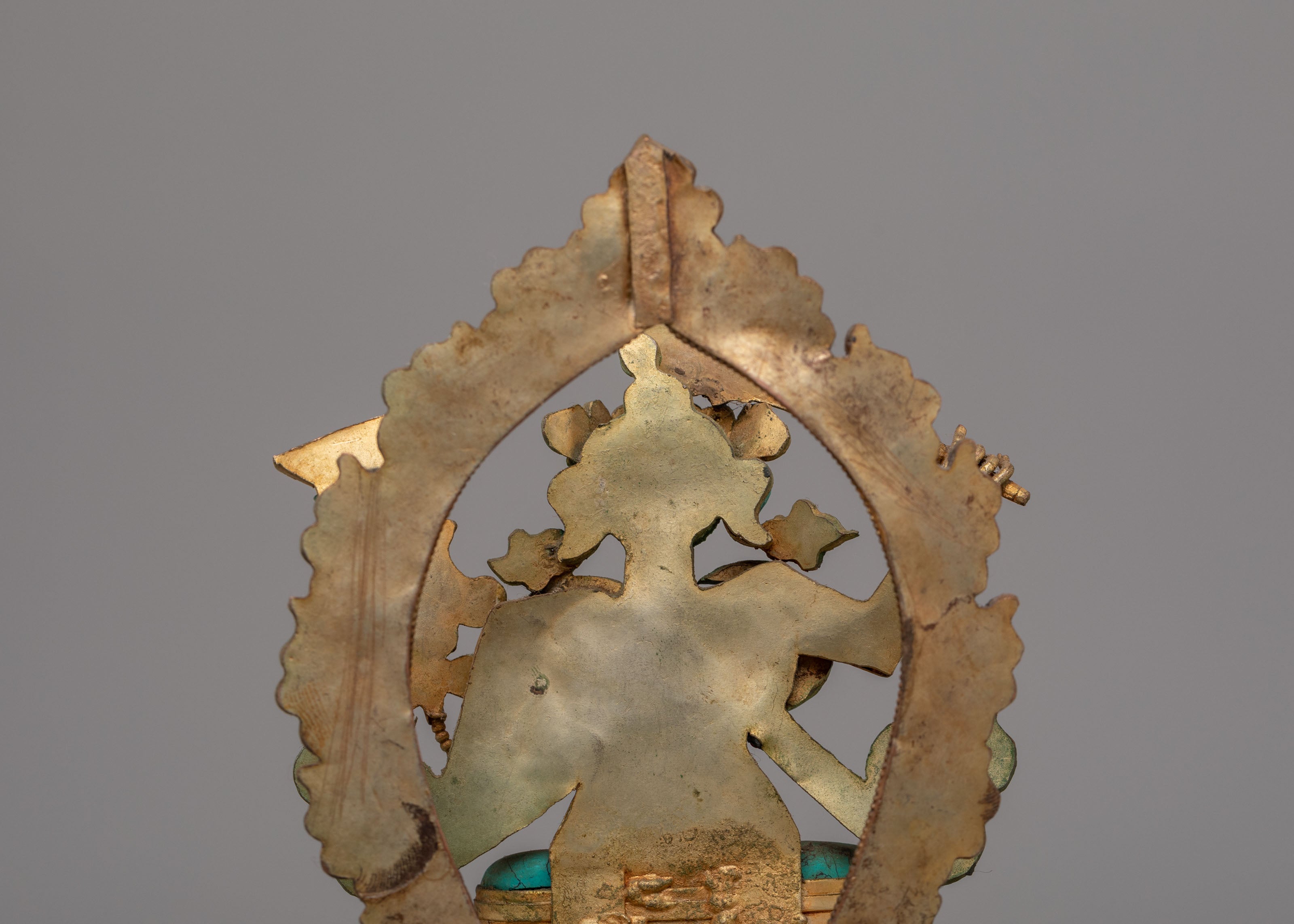 Manjushri Wisdom Statue | Handcrafted Copper Sculpture with Filigree Work