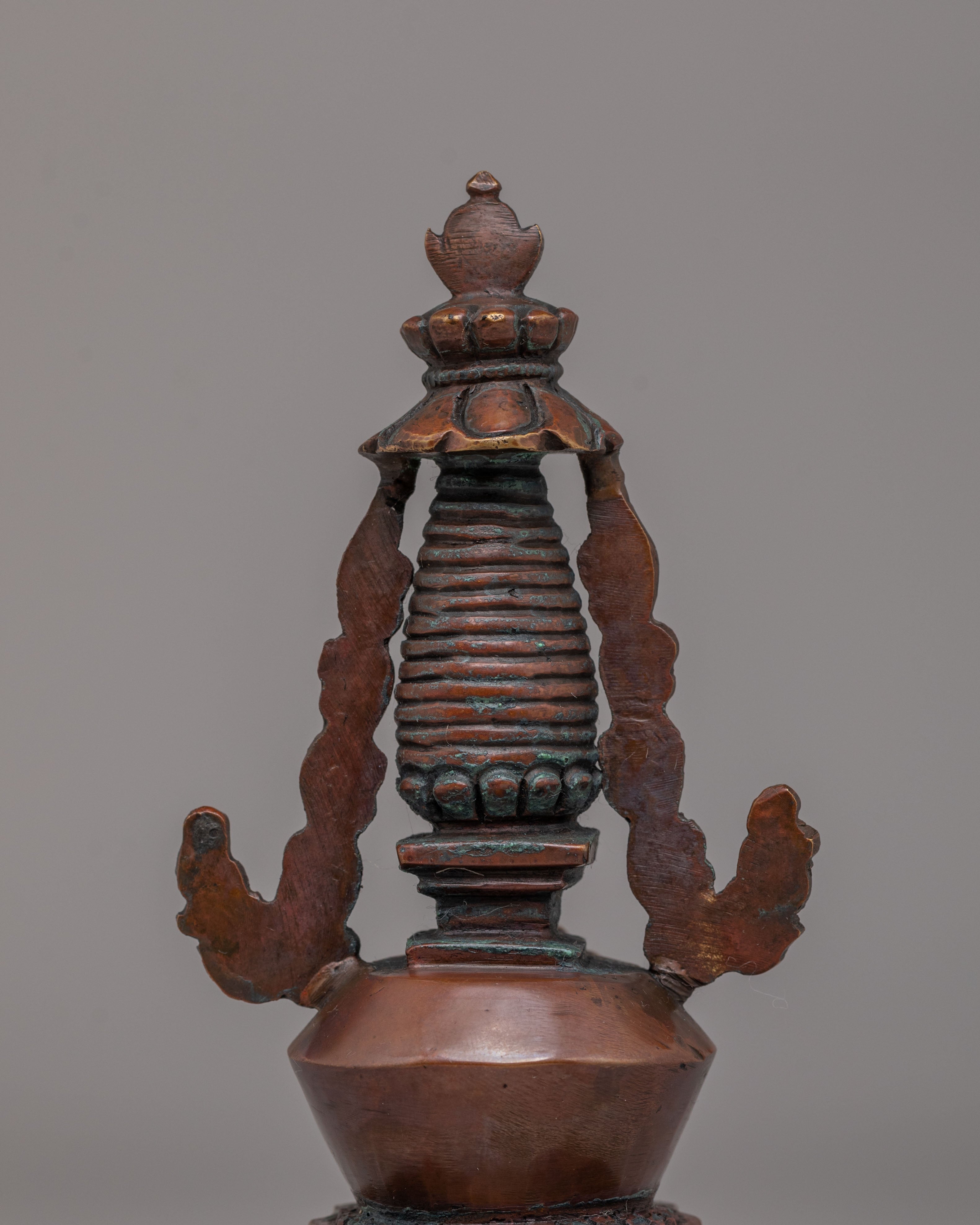 Tibetan Descent from Heaven Stupa | Symbol of Enlightenment