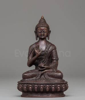 Amogasiddhi Buddha Altar Statue
