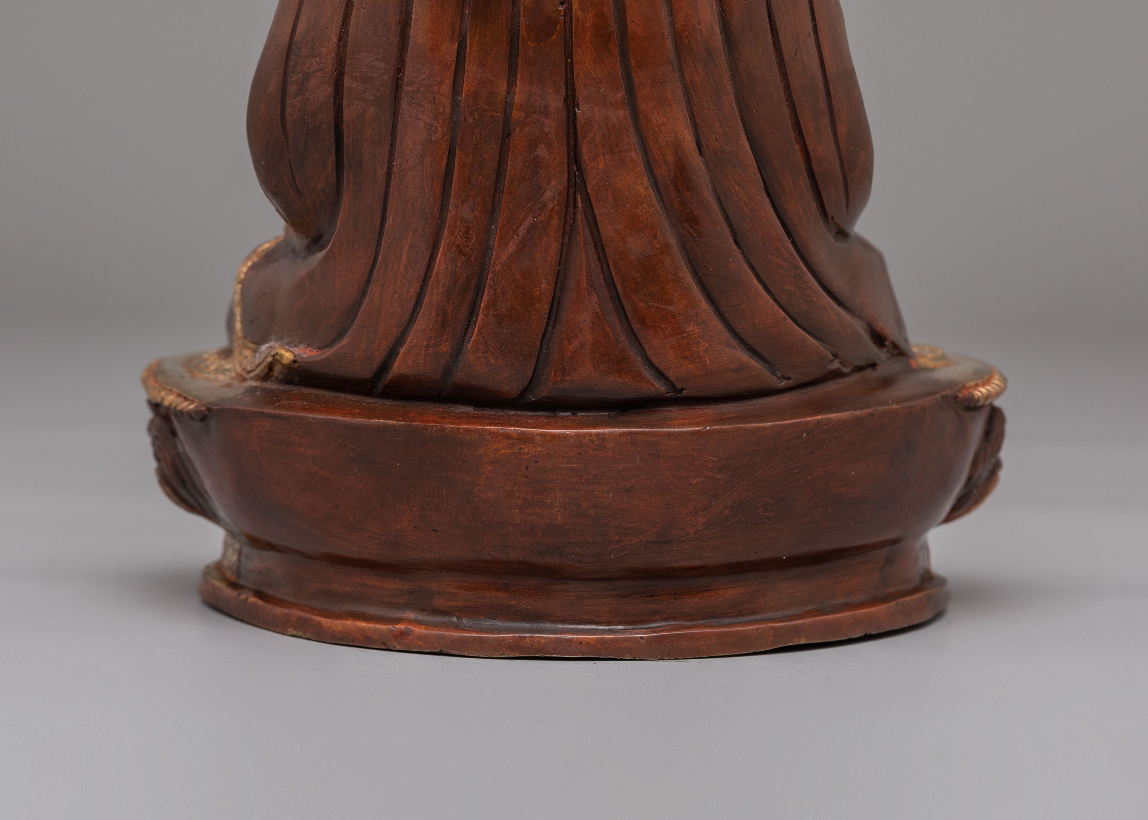 Sacred Traditional Guru Shapdum Statue | A Symbol of Spiritual Wisdom