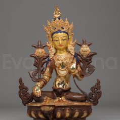 Tibetan Green Tara Protection Statue