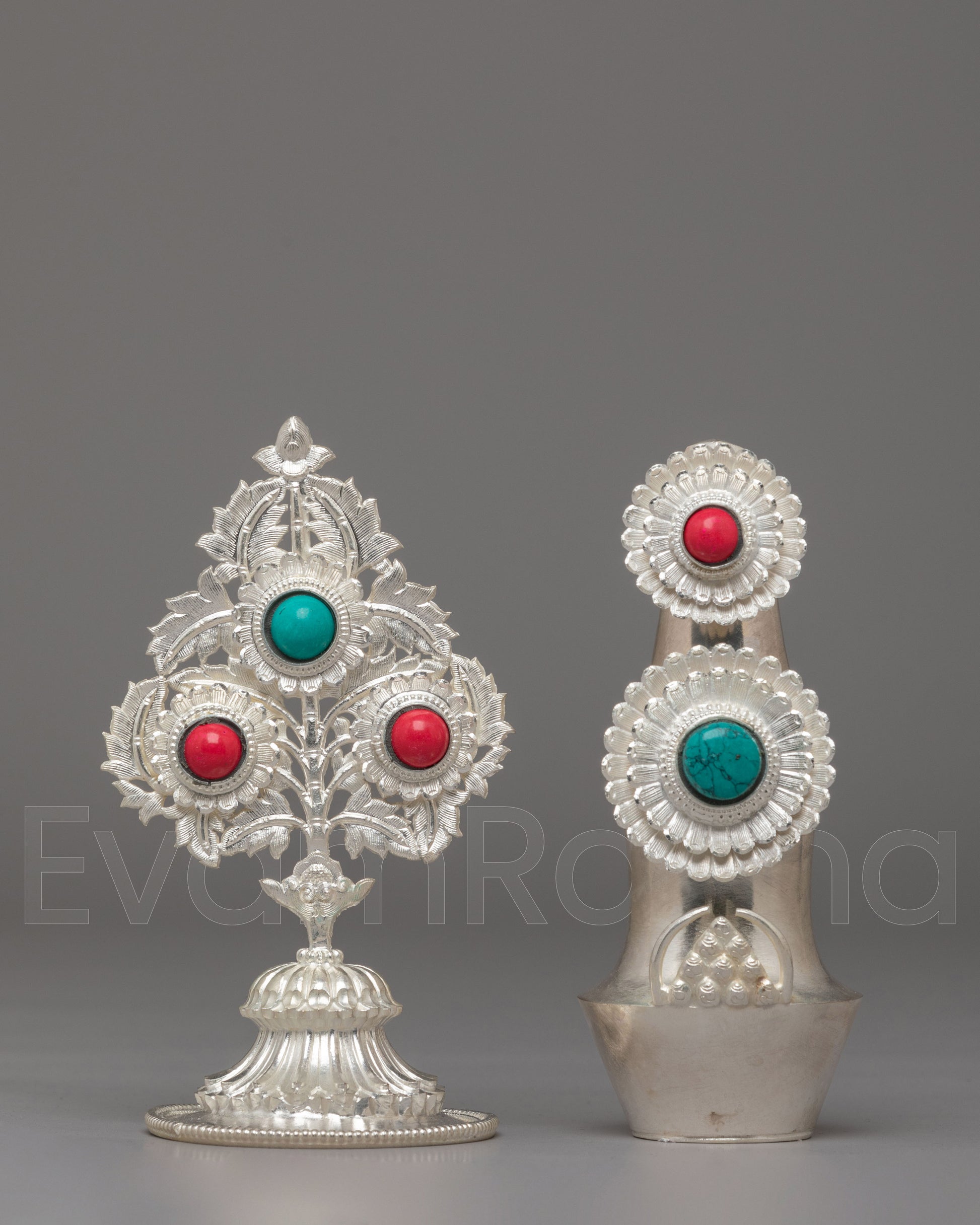 Traditional Flower and Torma Offering Set