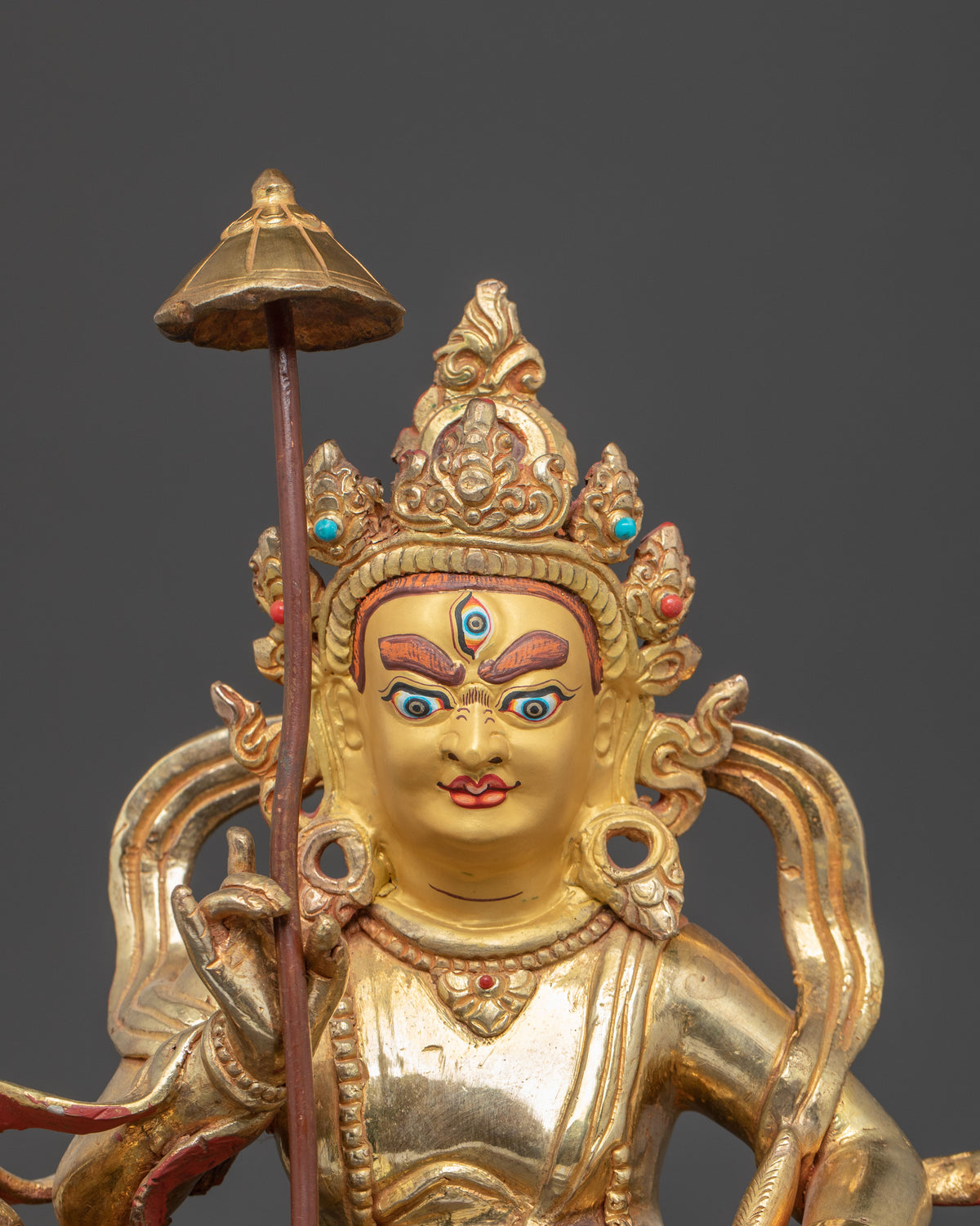 The Northern Guardian Namtoshe Statue | Tibetan Protector Deity Sculpture