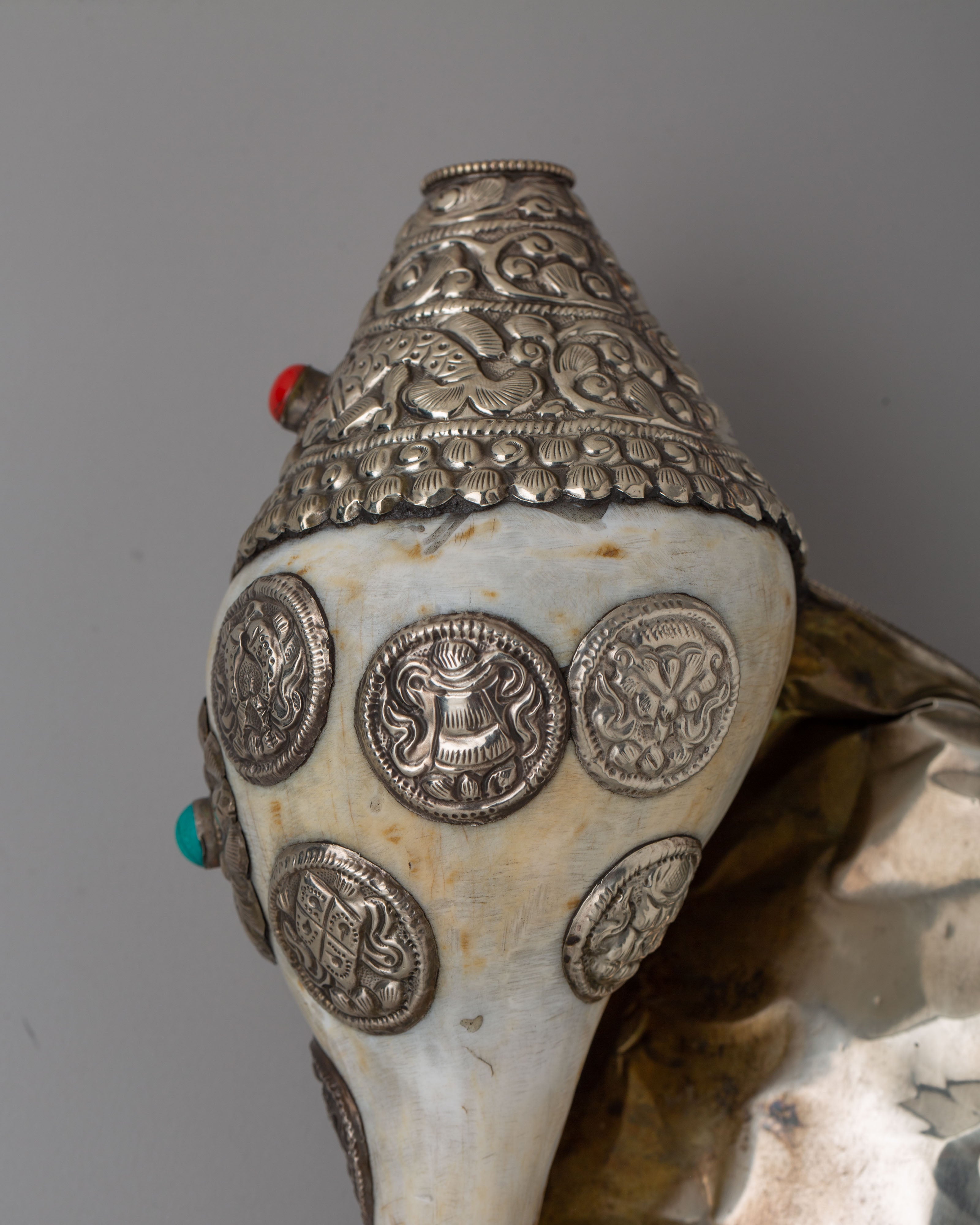 Handcrafted Ritual Conch Shell for Ceremonies | Ritual Conch Shell for Shrine Use