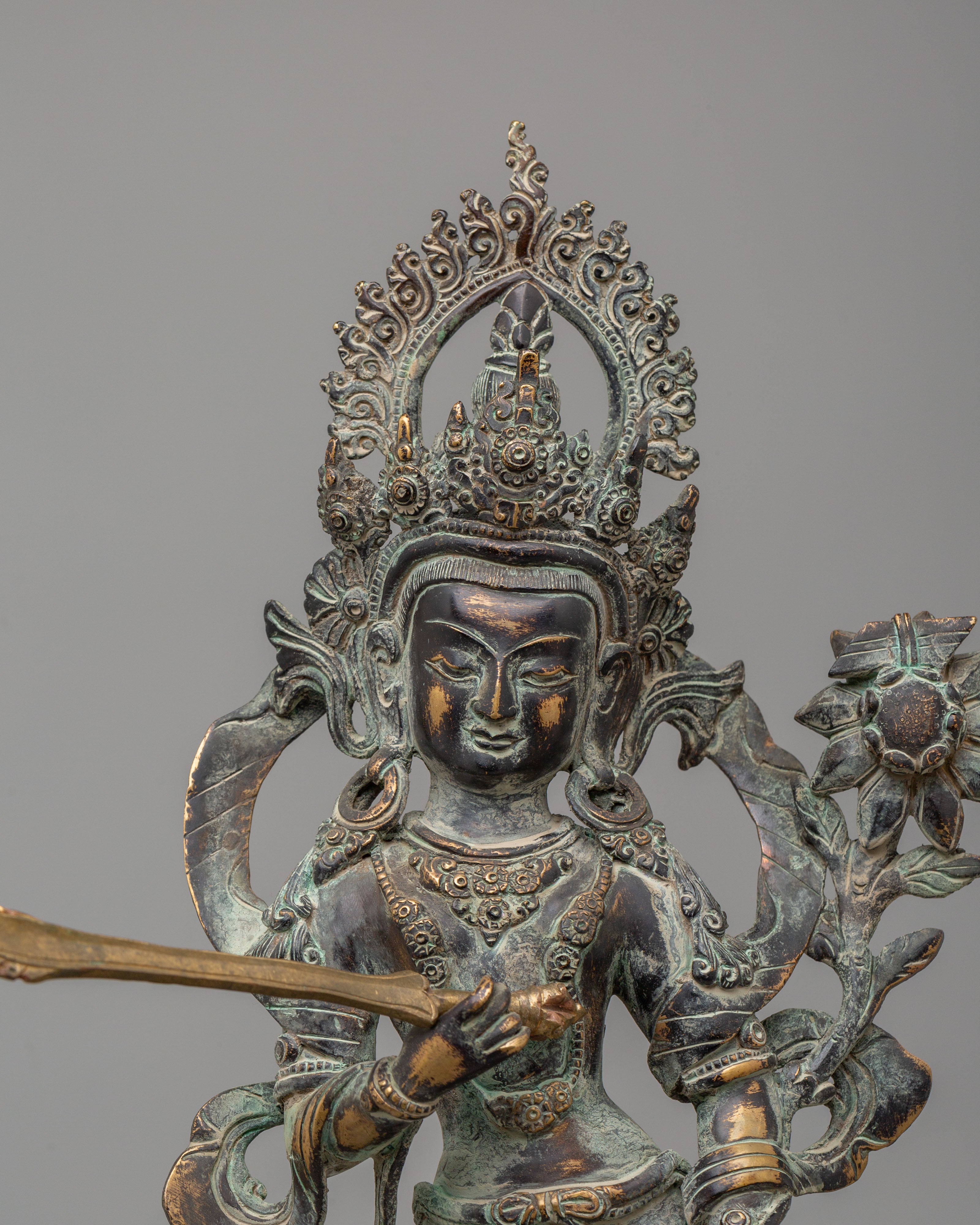 Handcrafted Manjushri Figurine | Symbol of Wisdom
