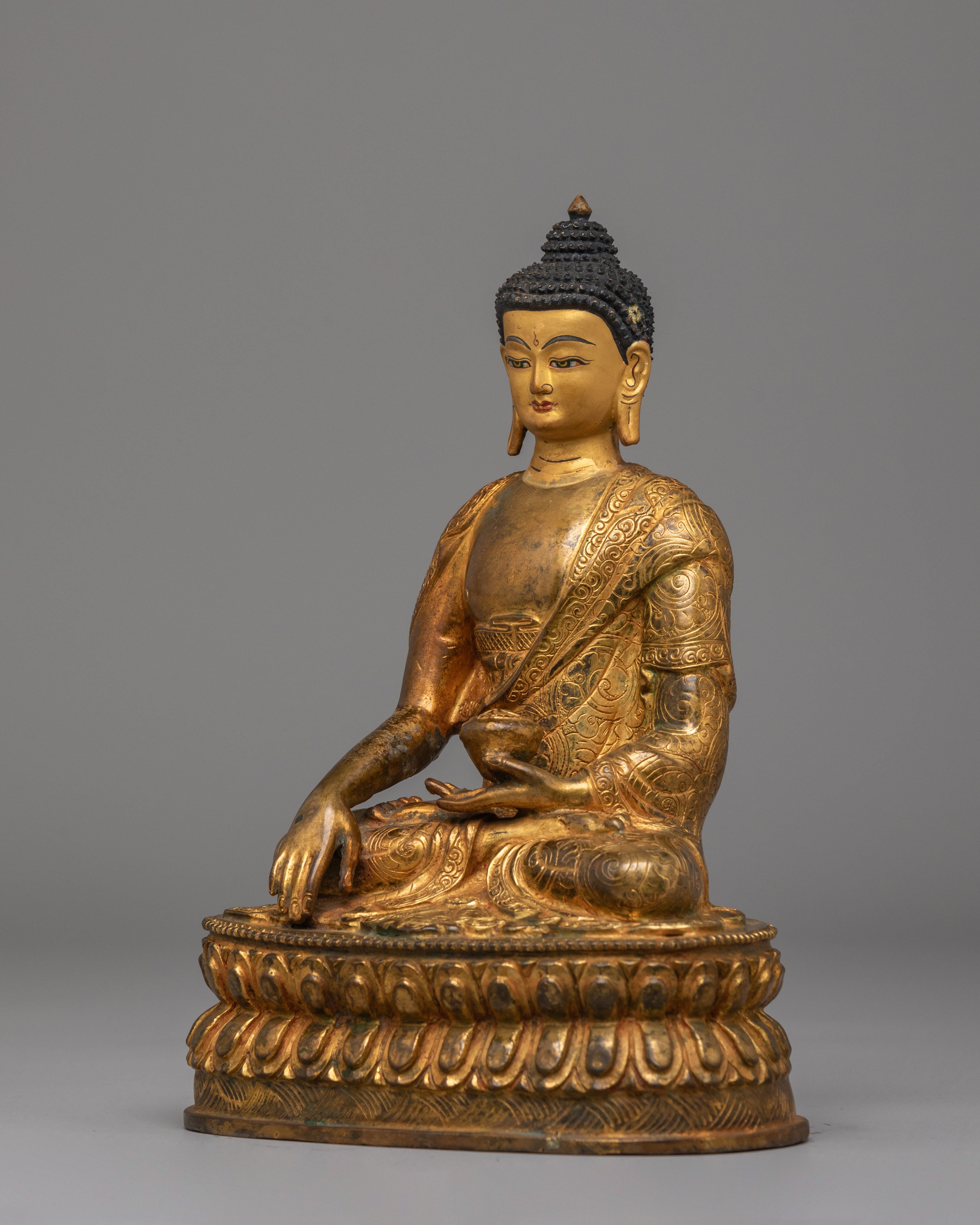 Spiritual Shakyamuni Buddha Enlightened Sculpture | Dharma Statue