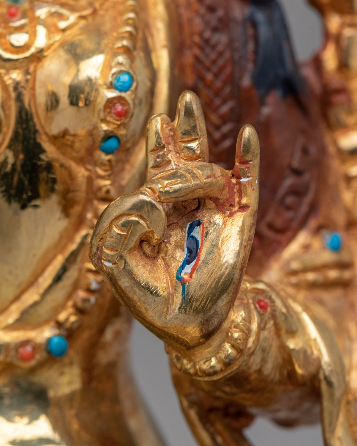 Buddhist White Tara Deity Statue | Traditional Artwork
