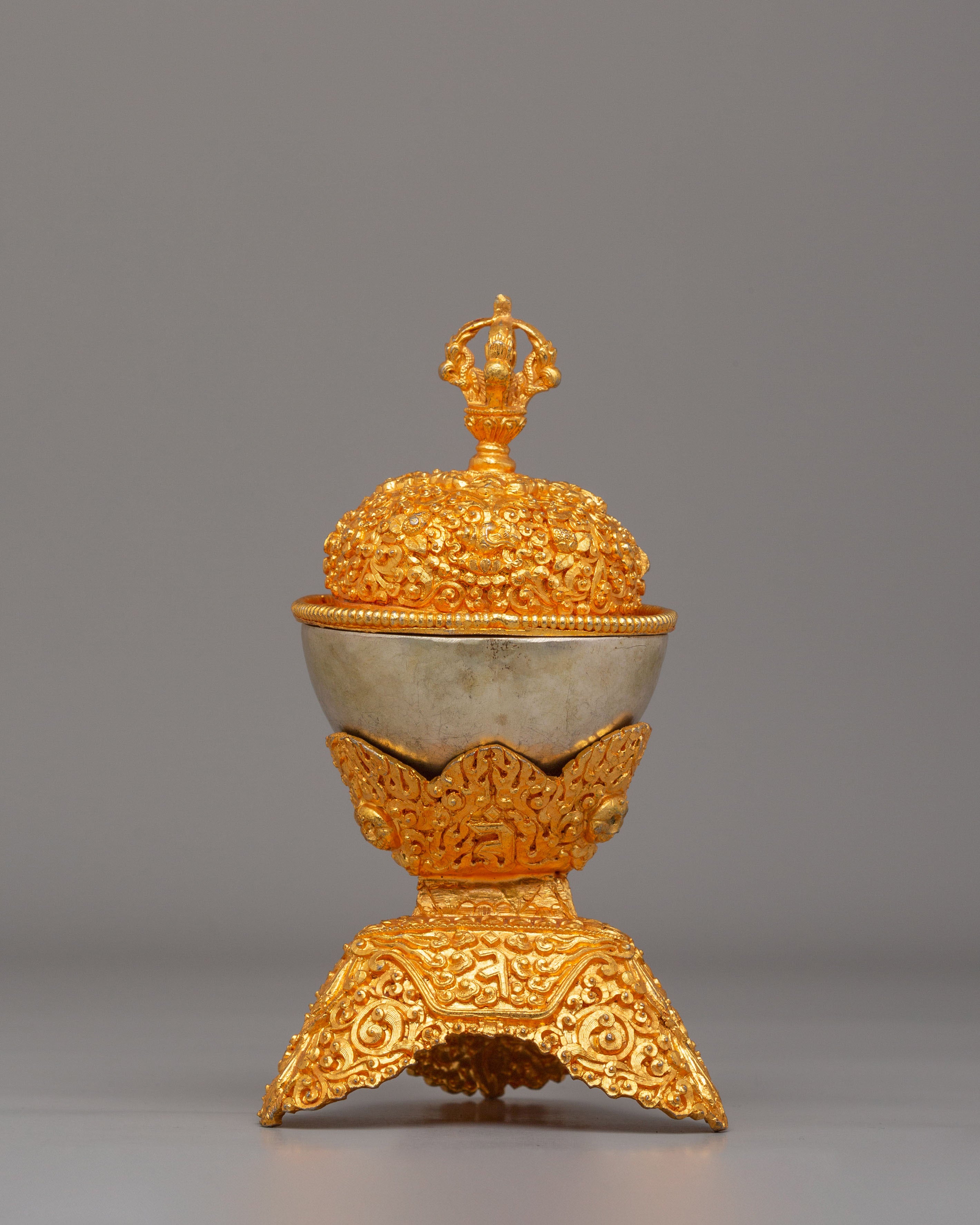 Spiritual Kapala for Ritual | Handcrafted Tibetan Skull Cup